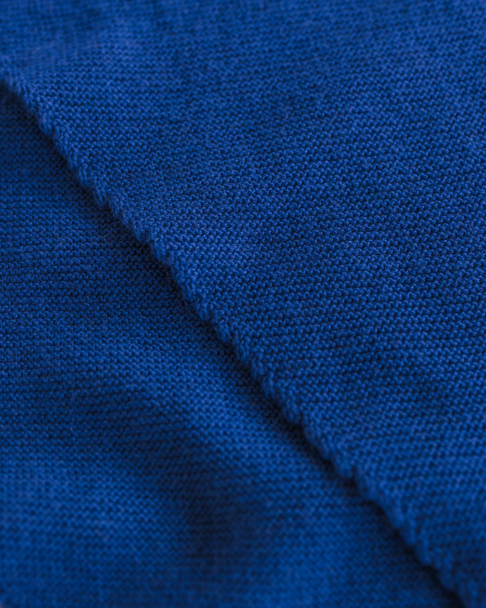 Hvid josephina triangle scarf - cobalt blue - Afbeelding 4