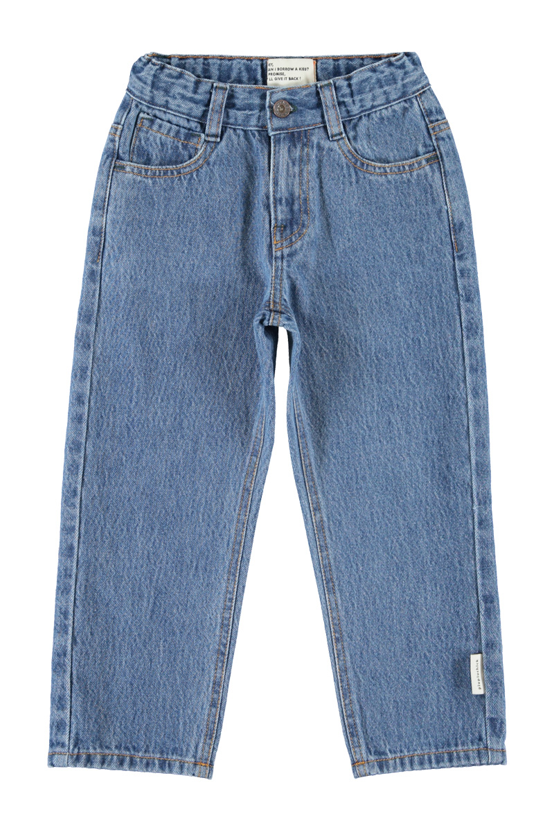 Piupiuchick unisex trousers - washed navy denim - Afbeelding 2