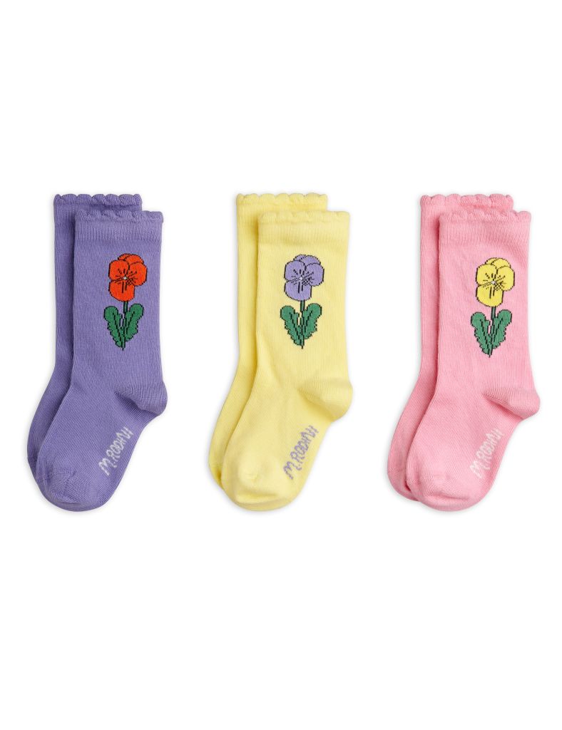 Mini Rodini socks (3-pack) - violas