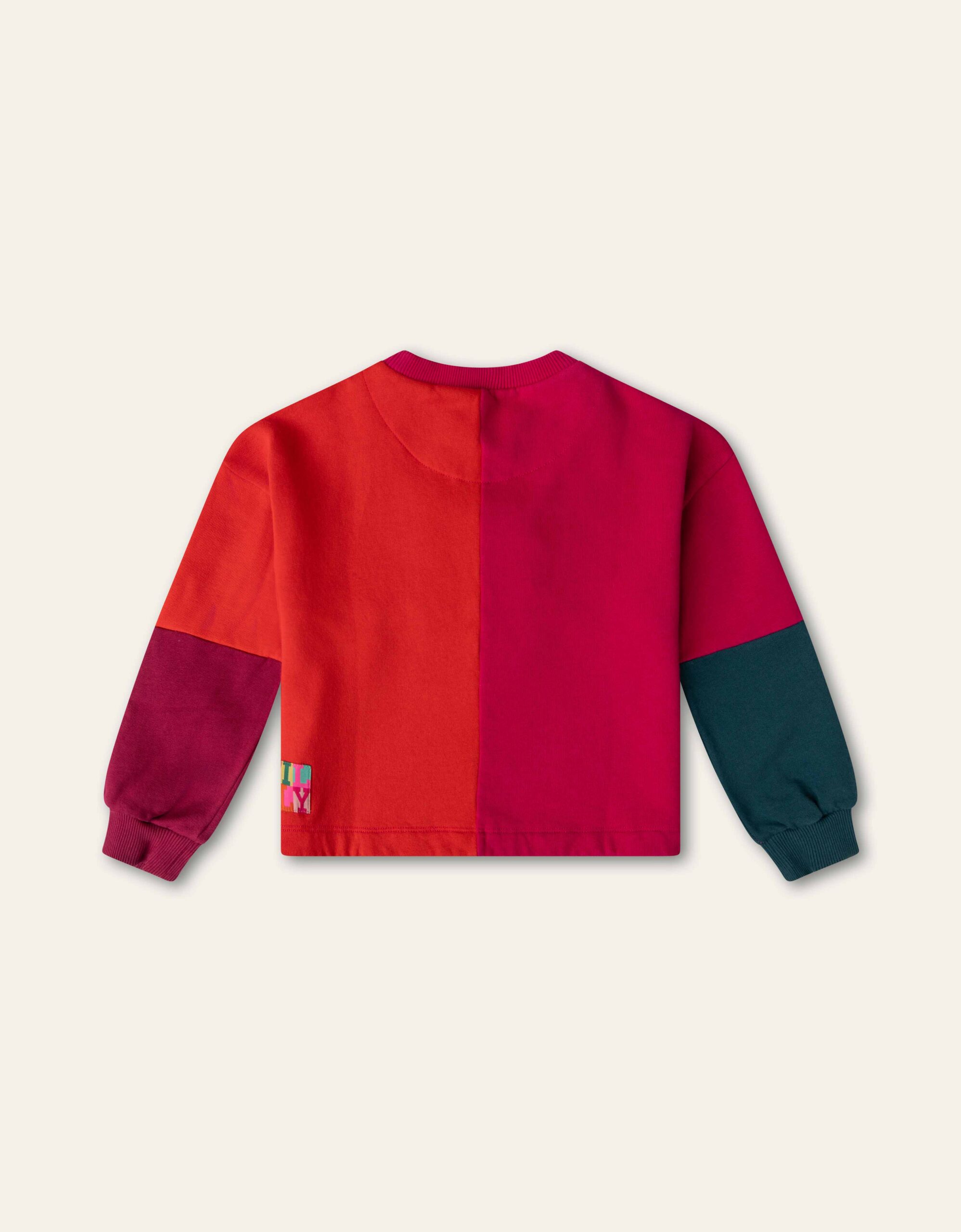 Oilily harris sweater colour block - bougainville - Afbeelding 5