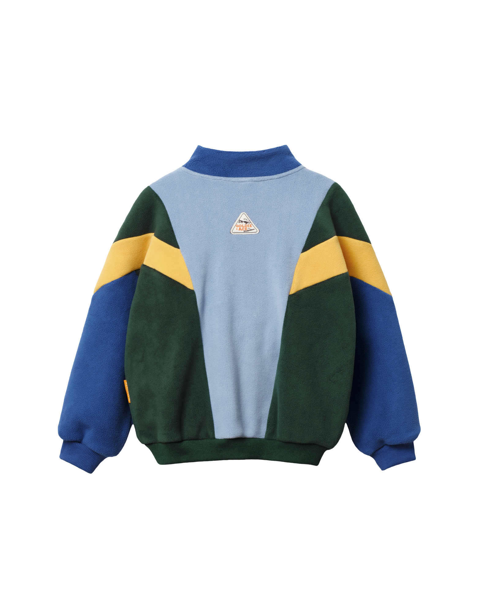 Goldie + Ace half zip polar fleece - blue color block - Afbeelding 2