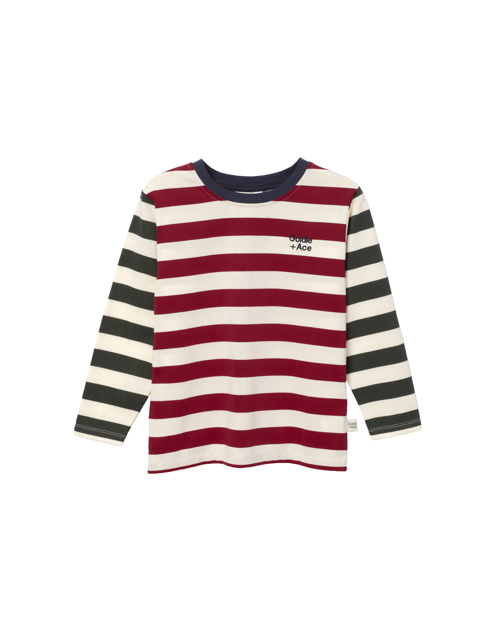 Goldie + Ace crew neck top - multi stripe