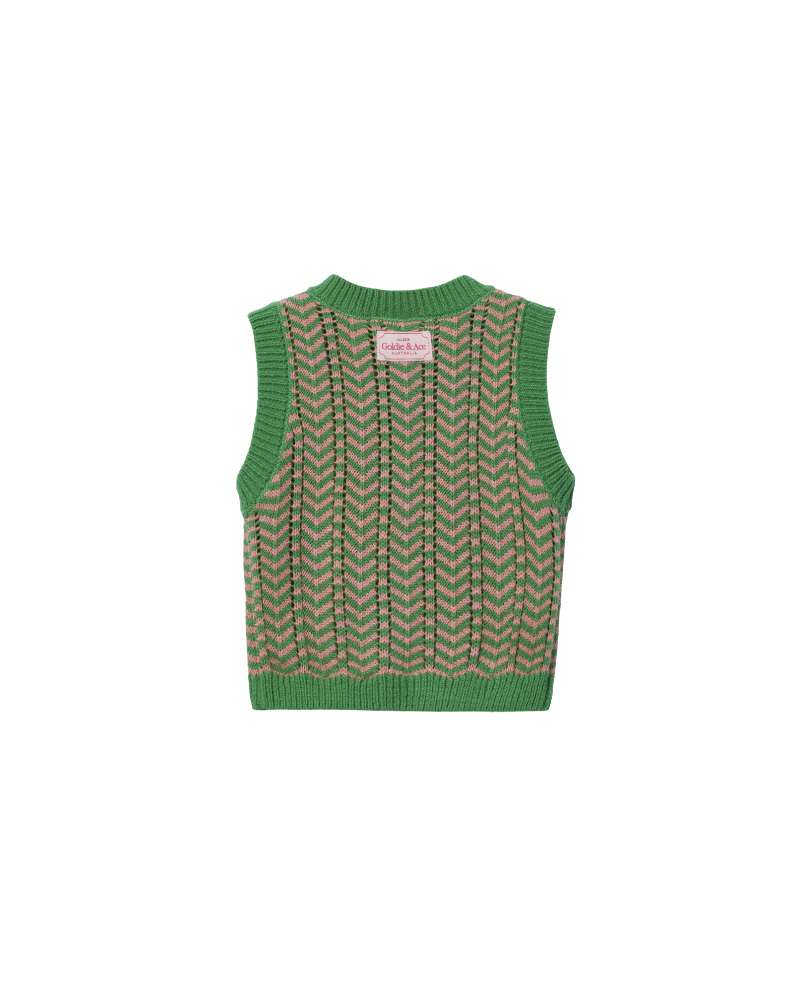Goldie + Ace button up knit vest - sweet heart - Afbeelding 2