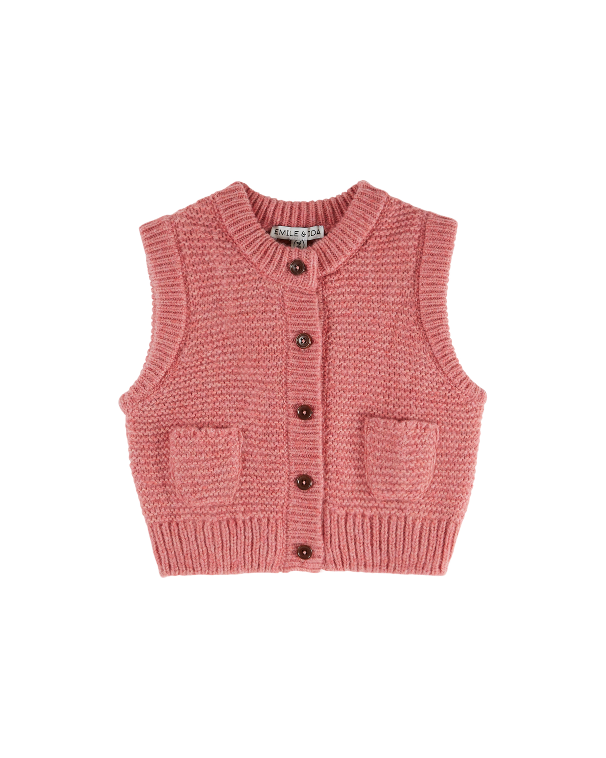 Emile et Ida gilet - blush