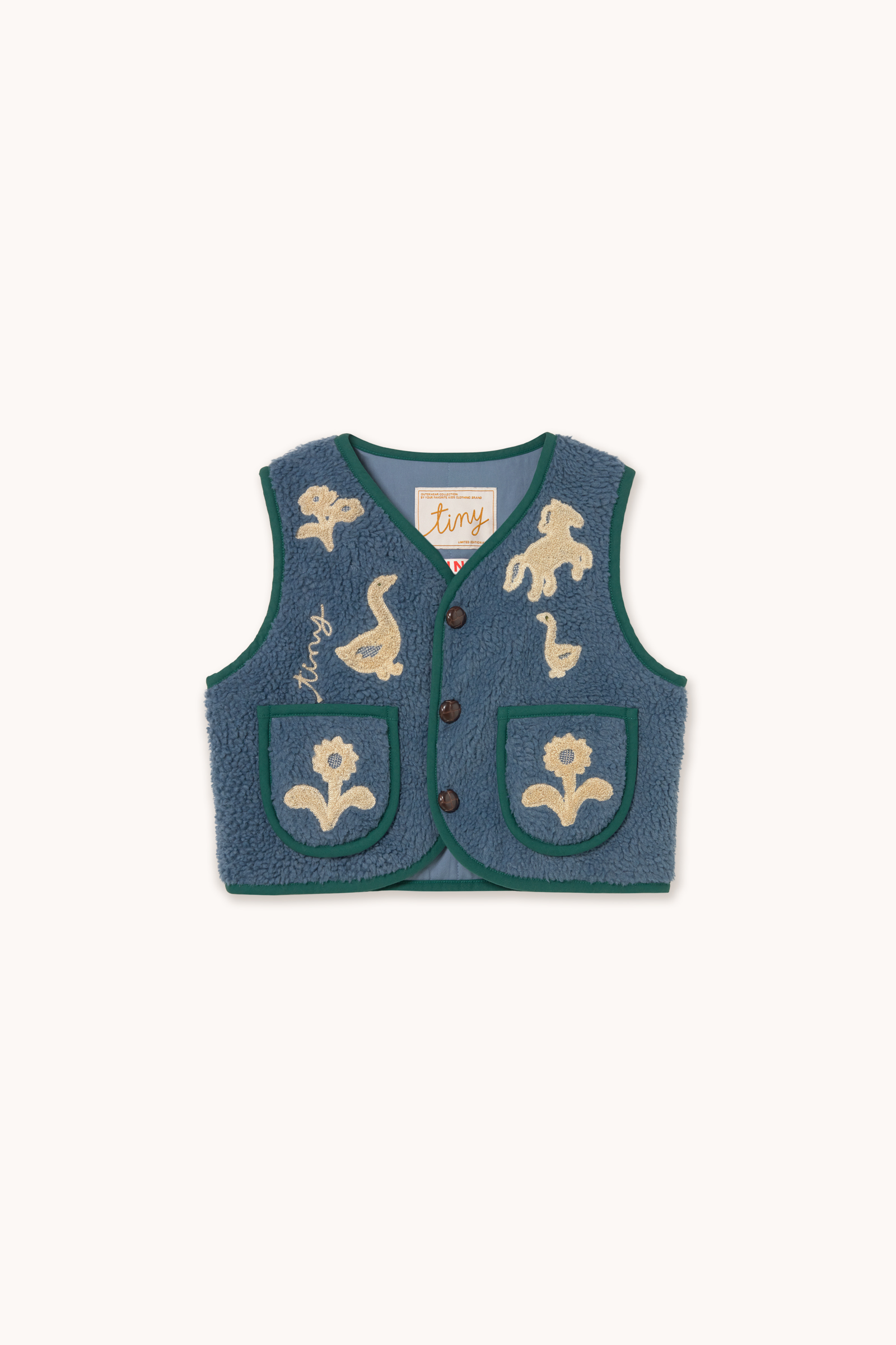 Tinycottons vest - sherpa