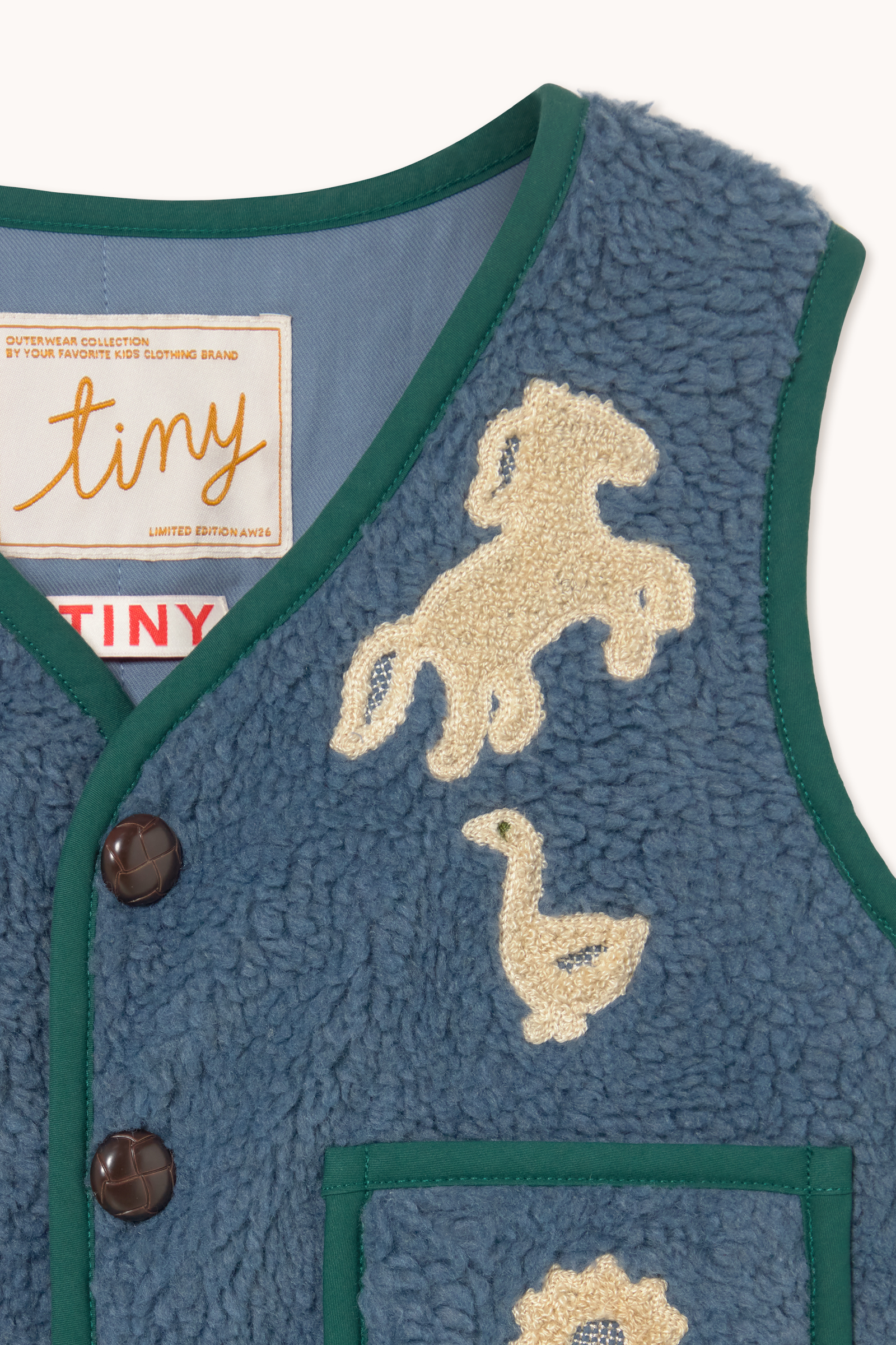 Tinycottons vest - sherpa - Afbeelding 3