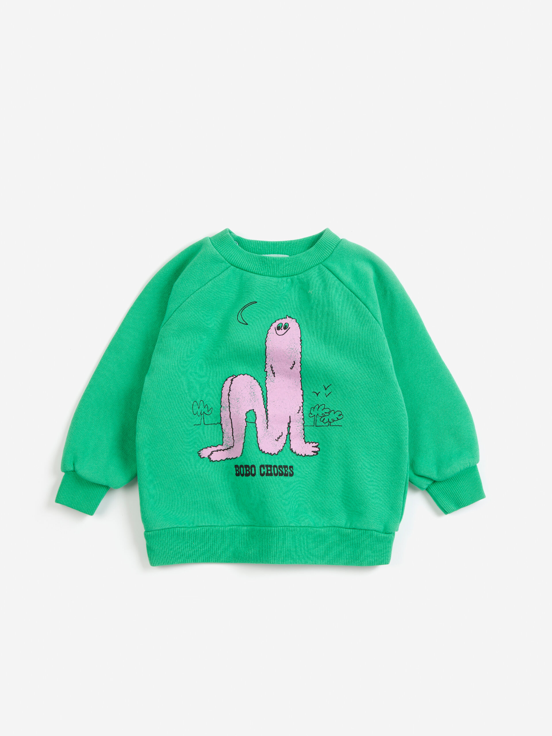 Bobo Choses baby sweatshirt - long pinky puff