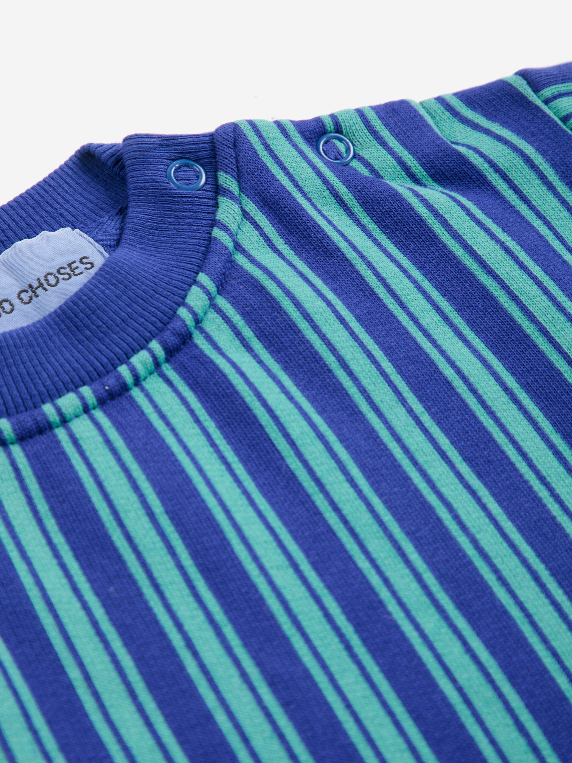 Bobo Choses baby stripes jogging sweatshirt - Booo bo choses tag - Afbeelding 4
