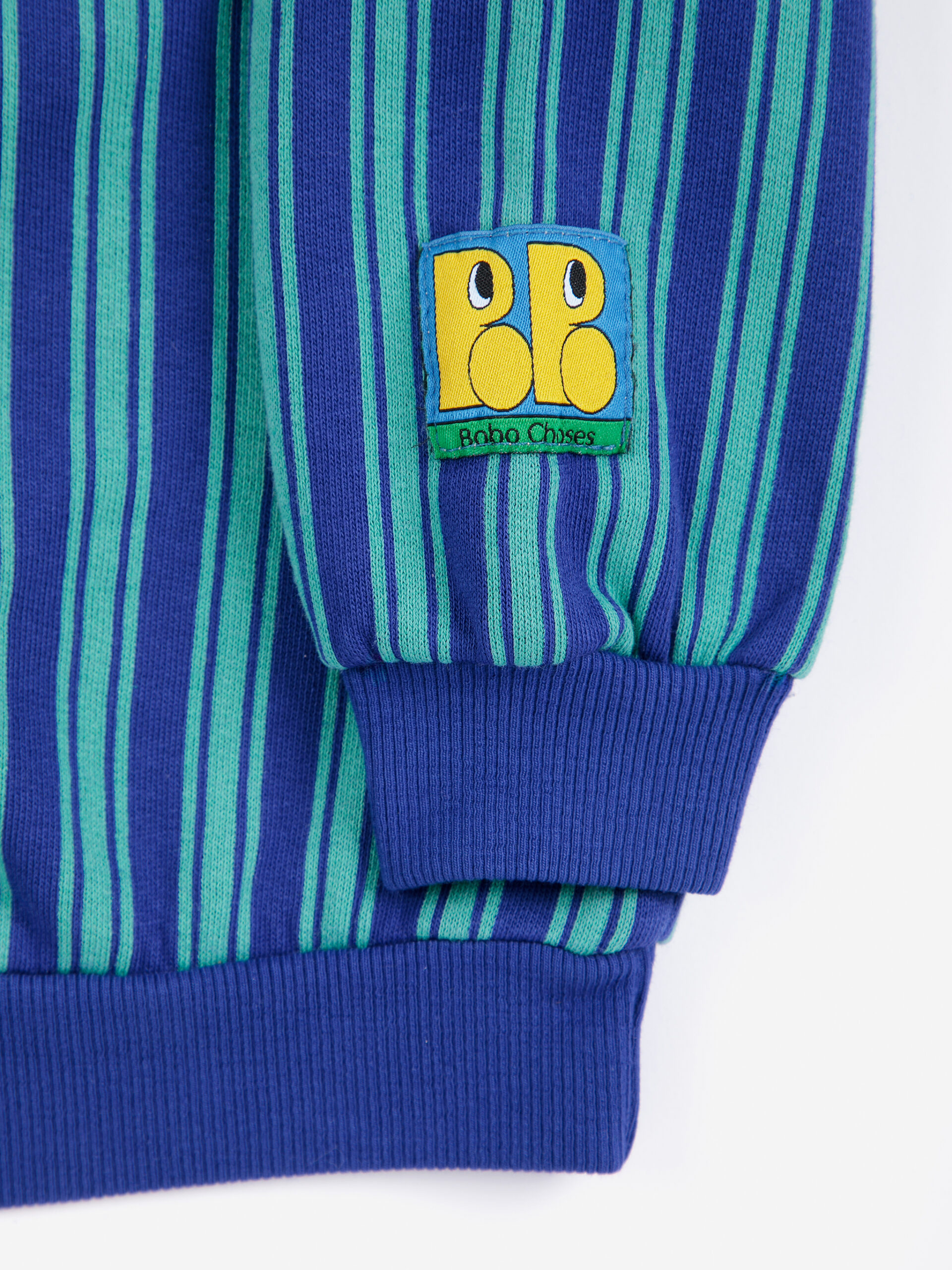Bobo Choses baby stripes jogging sweatshirt - Booo bo choses tag - Afbeelding 5