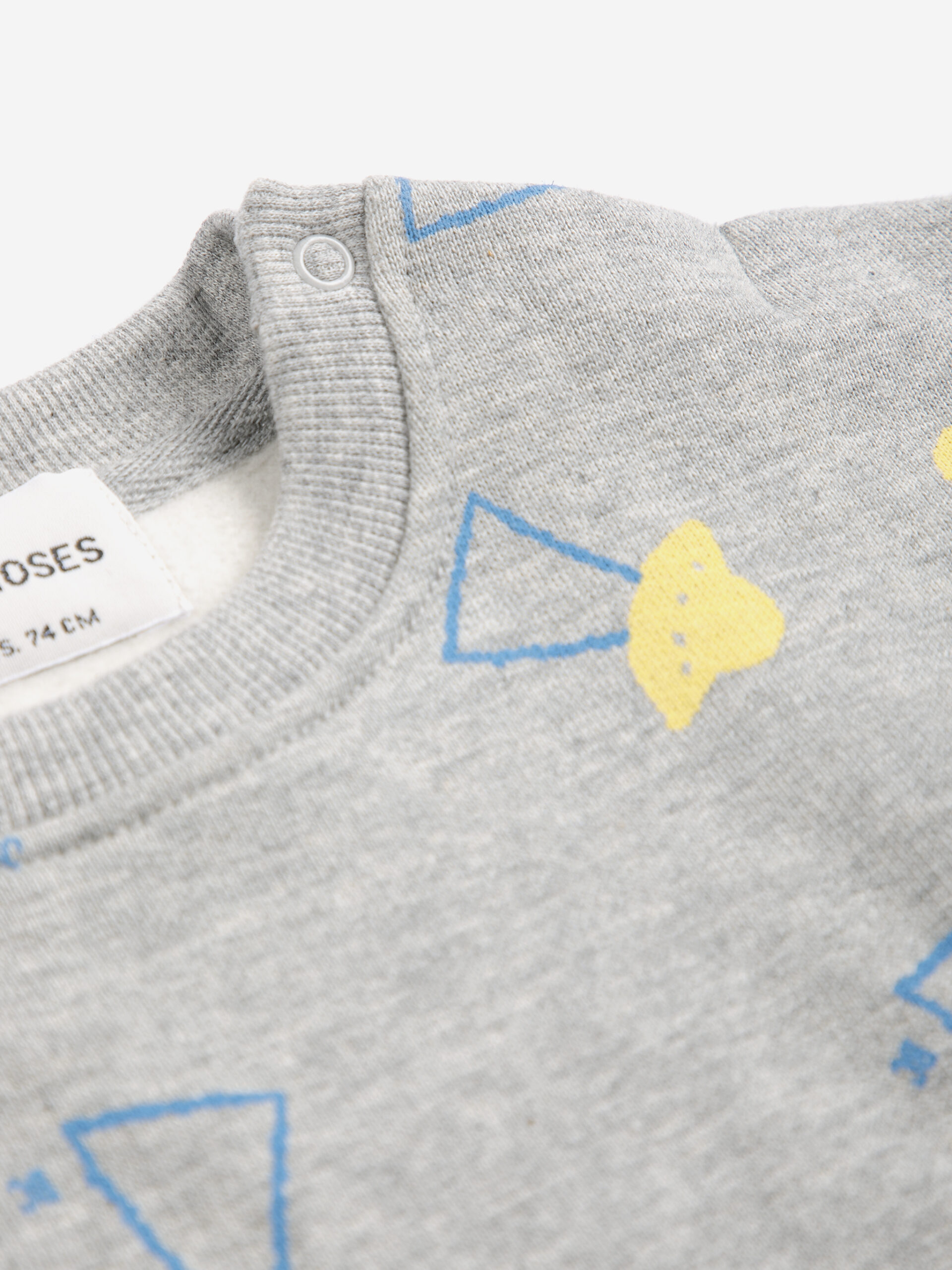 Bobo Choses baby sweatshirt - pixel abduction all over - Afbeelding 3