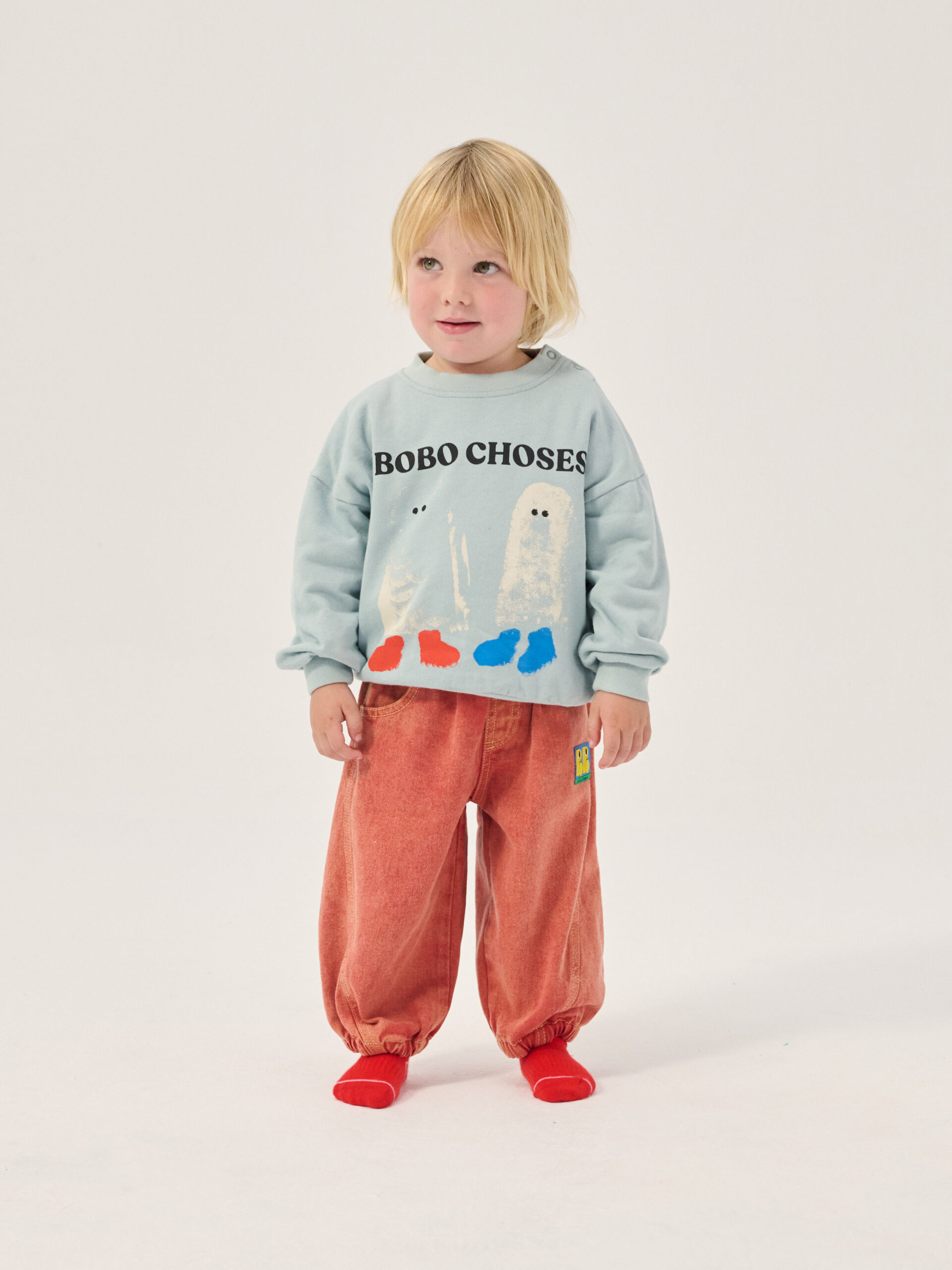 Bobo Choses baby sweatshirt - booty ghosts - Afbeelding 3