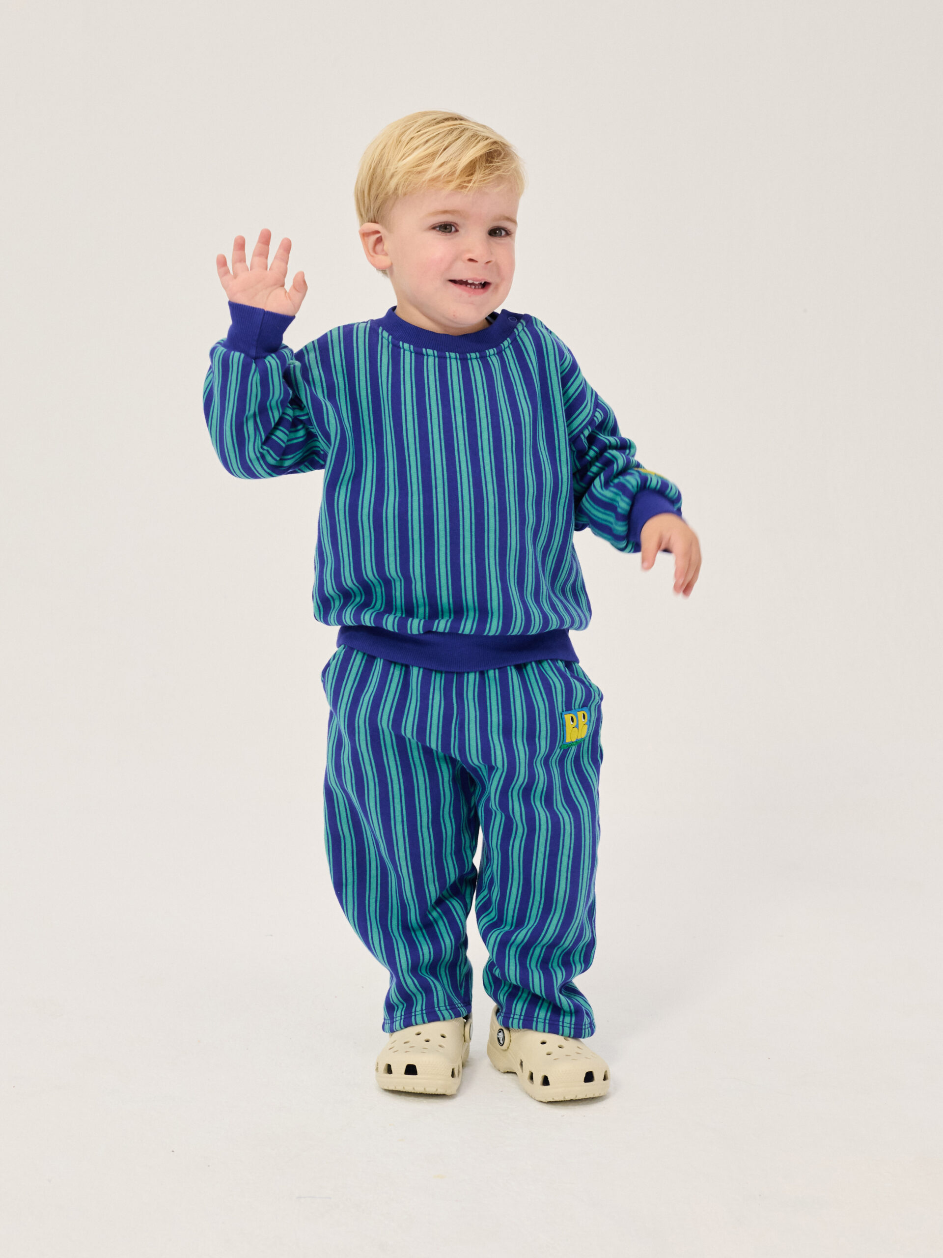 Bobo Choses baby stripes jogging pant - Booo bo choses tag - Afbeelding 5