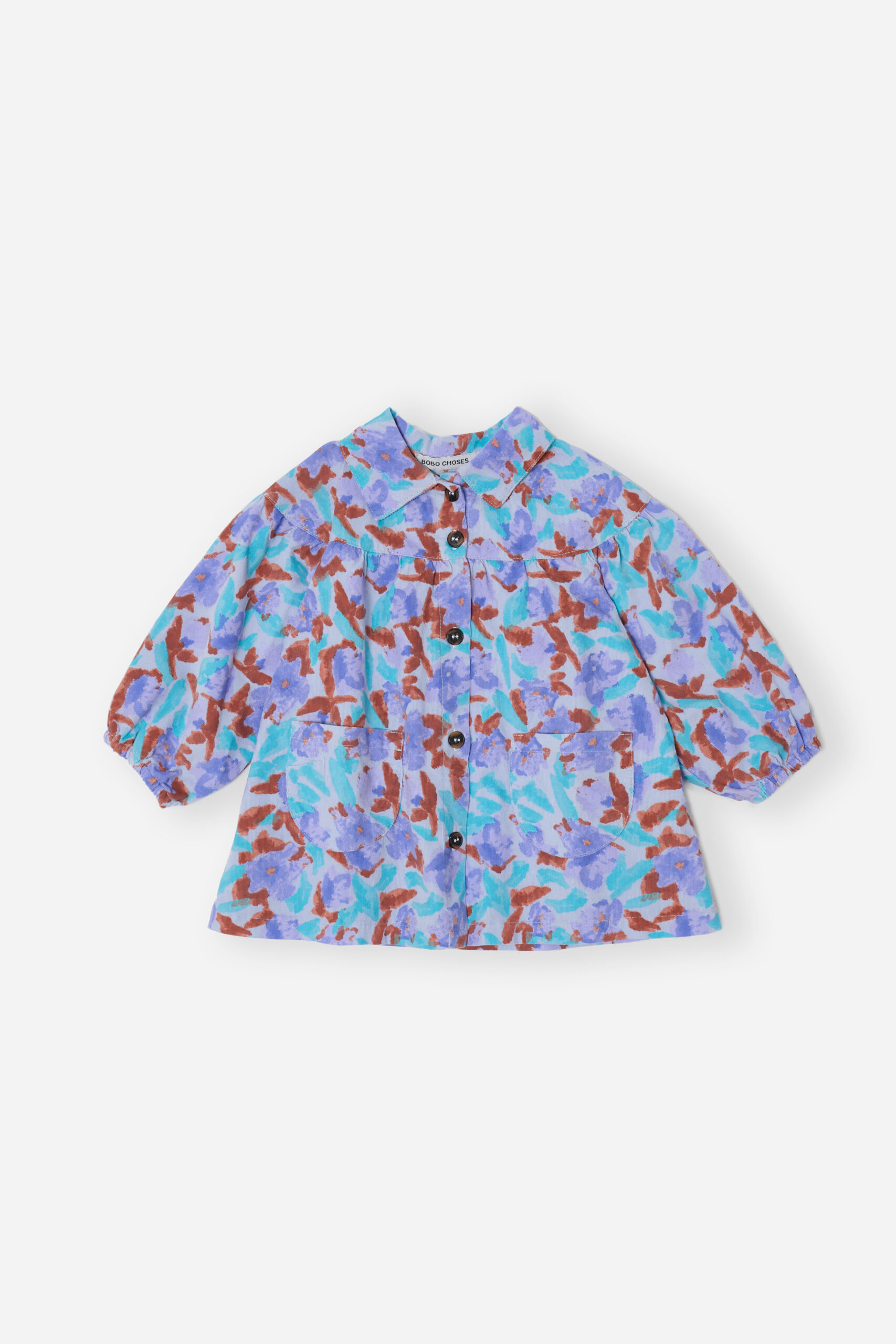 Bobo Choses baby woven dress - watercolor all over