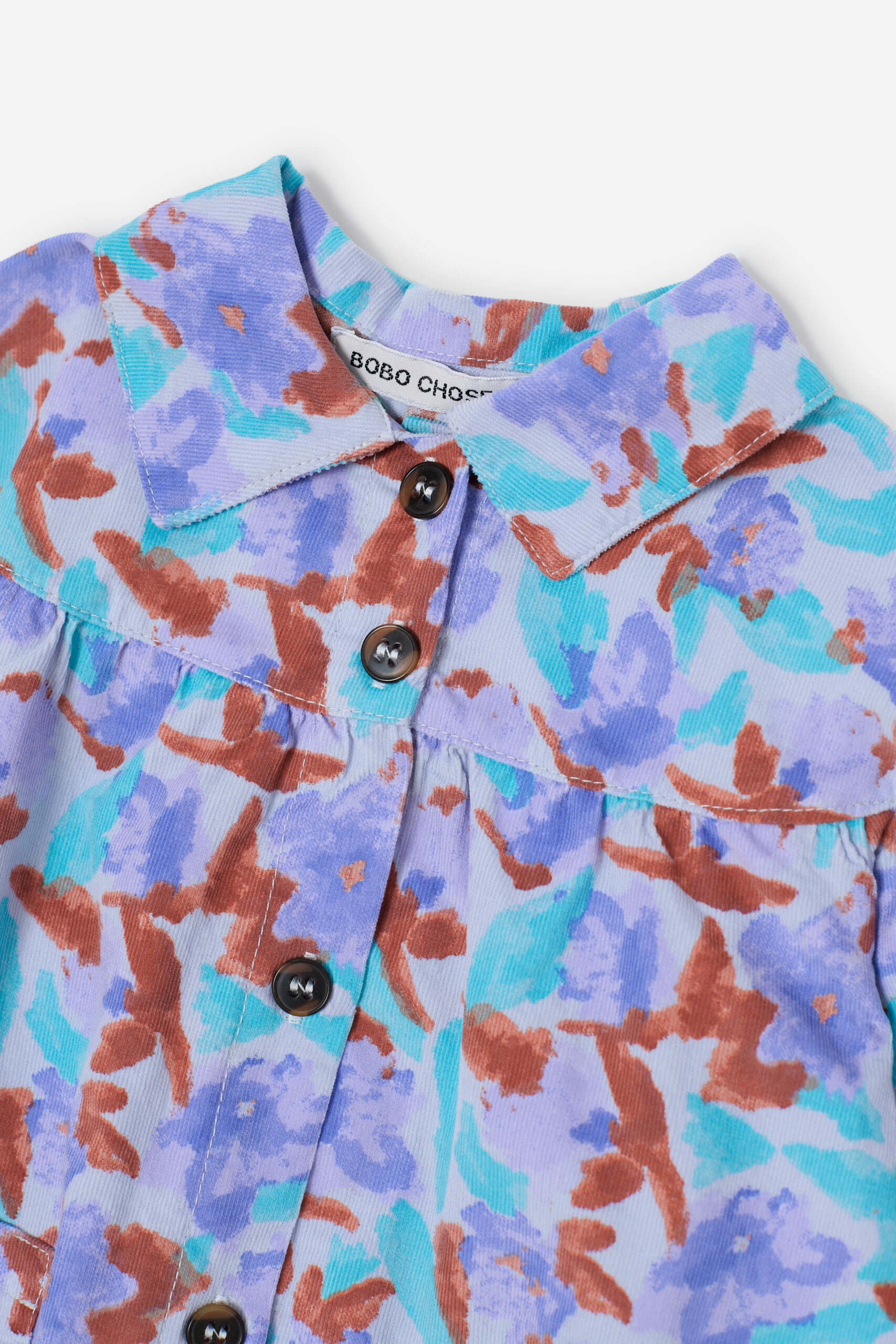 Bobo Choses baby woven dress - watercolor all over - Afbeelding 2