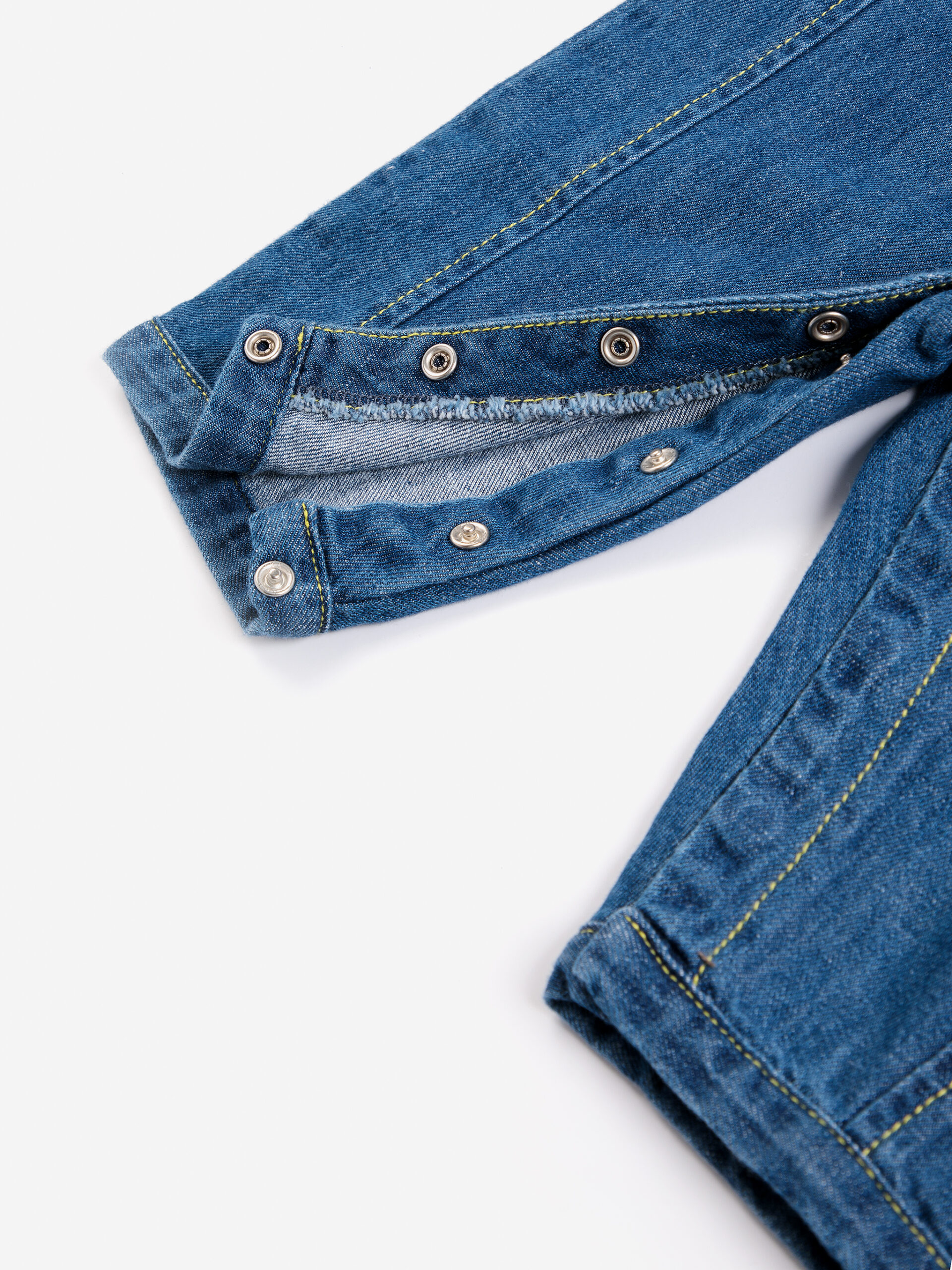 Bobo Choses baby denim overall - Booo bo choses tag - Afbeelding 4