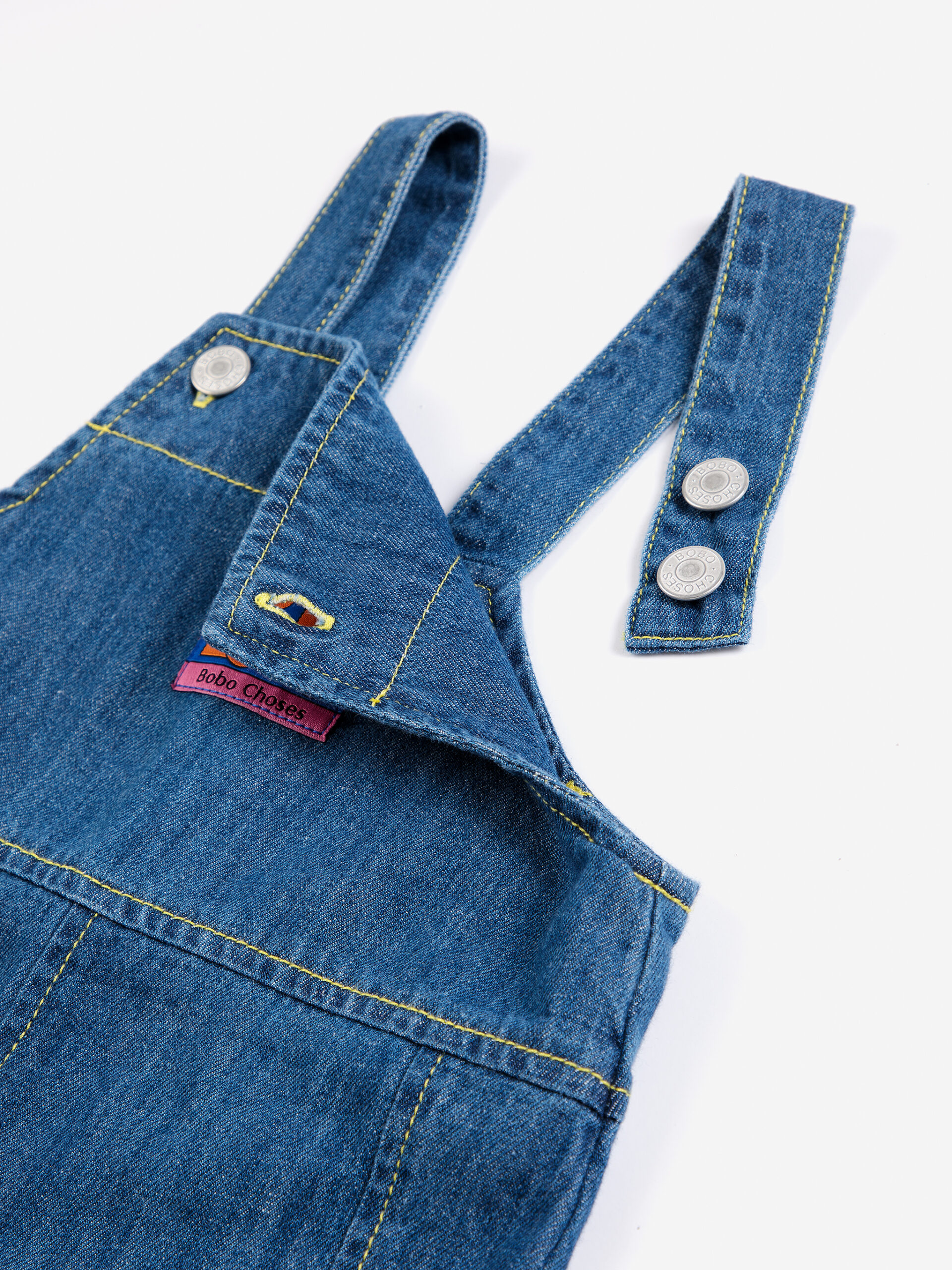 Bobo Choses baby denim overall - Booo bo choses tag - Afbeelding 5