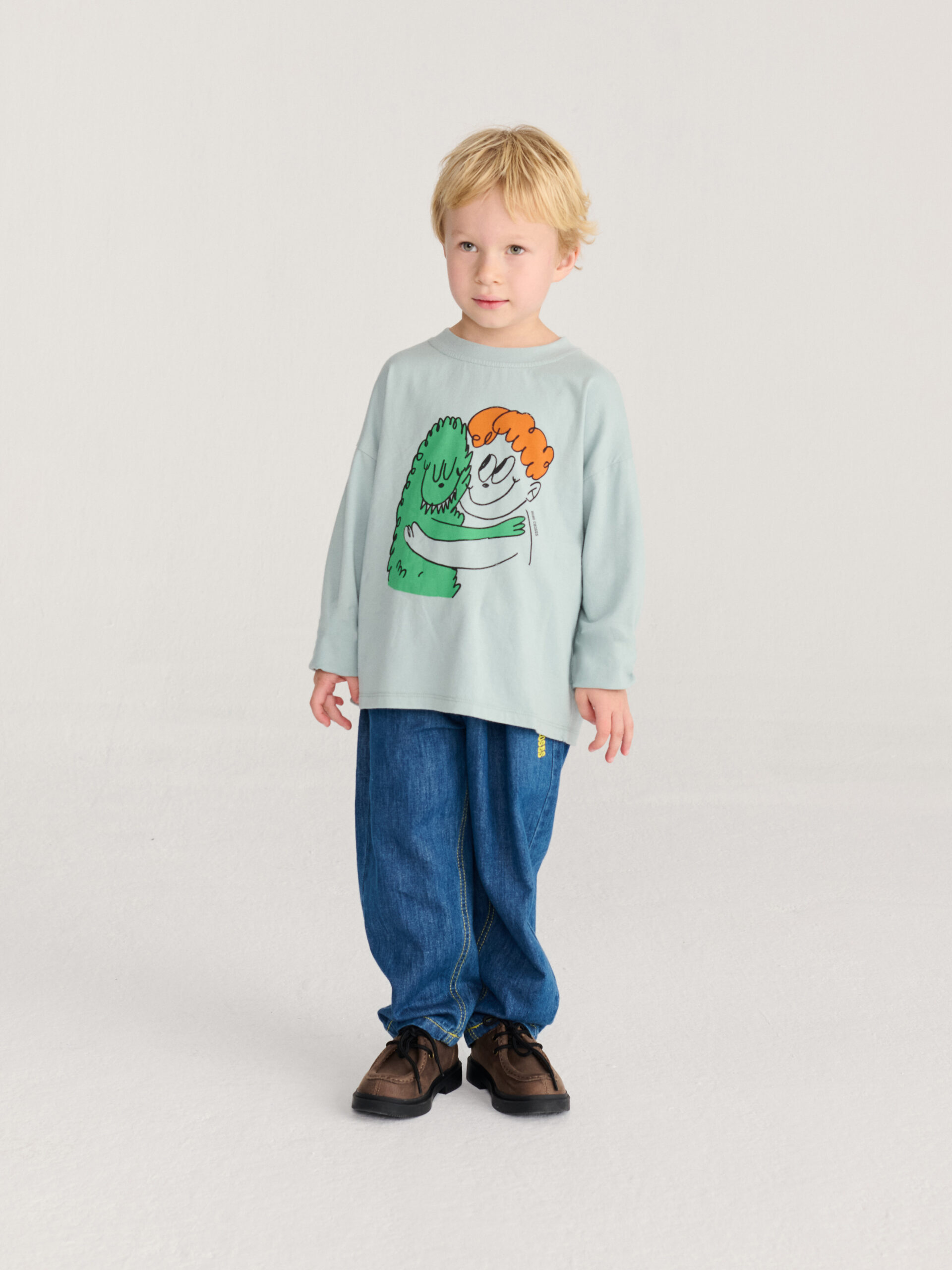 Bobo Choses t-shirt - hug hairy monster - Afbeelding 3