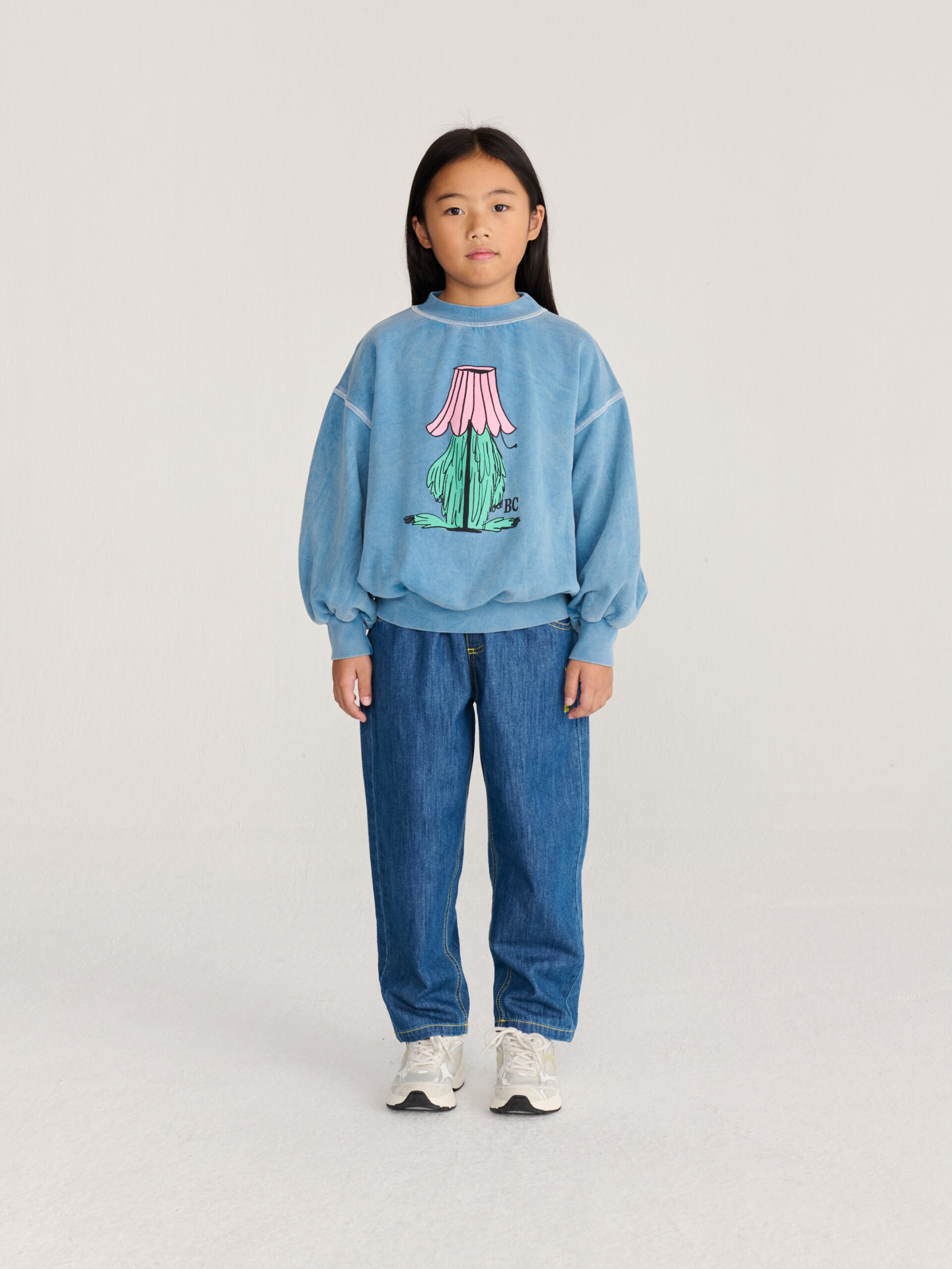 Bobo Choses denim pants - taxi saurus tag - Afbeelding 5