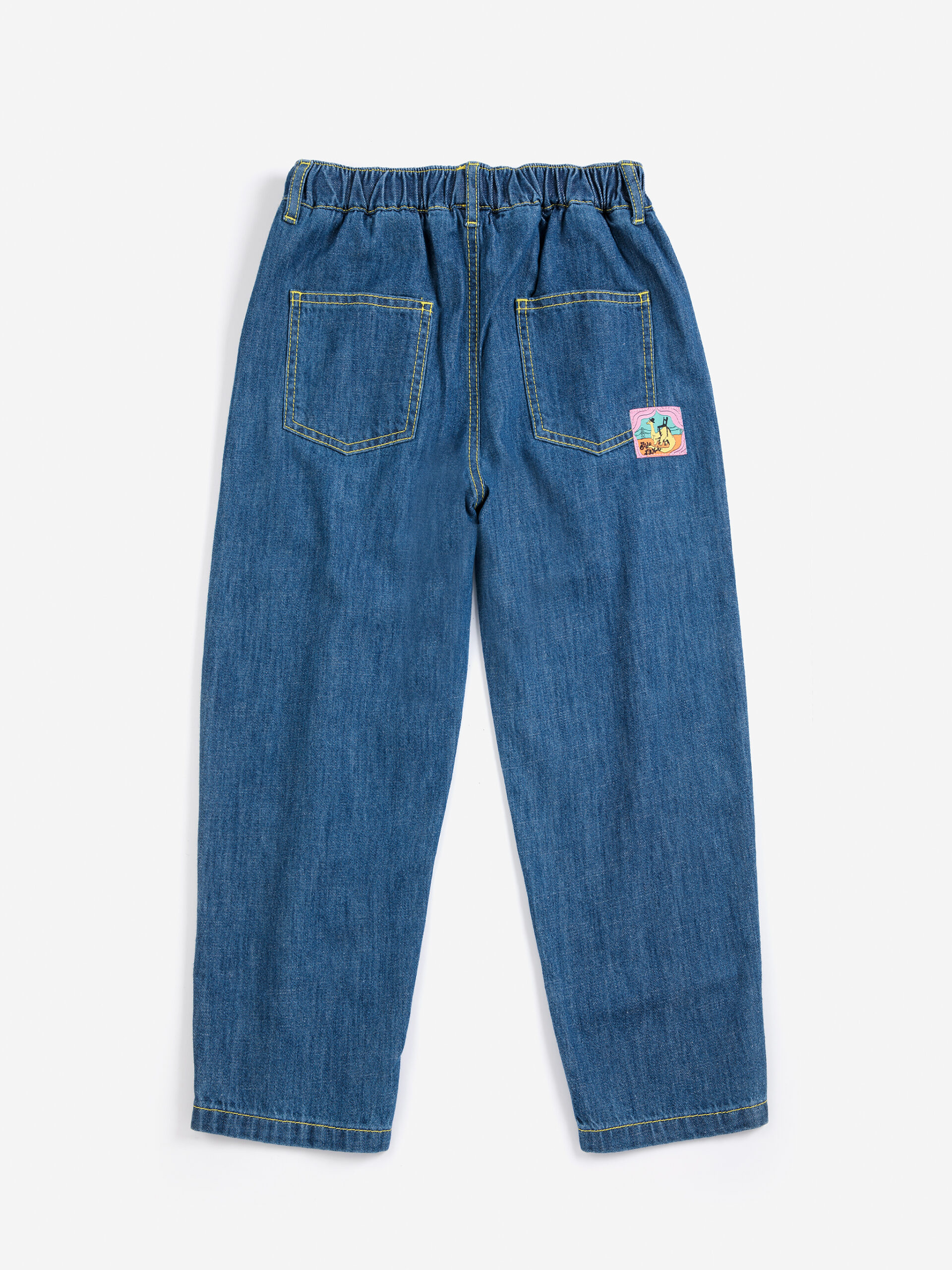 Bobo Choses denim pants - taxi saurus tag - Afbeelding 2