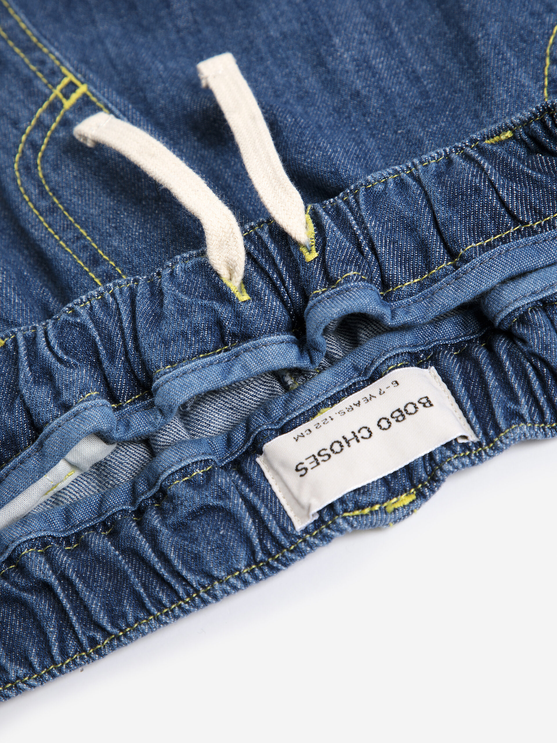 Bobo Choses denim pants - taxi saurus tag - Afbeelding 3
