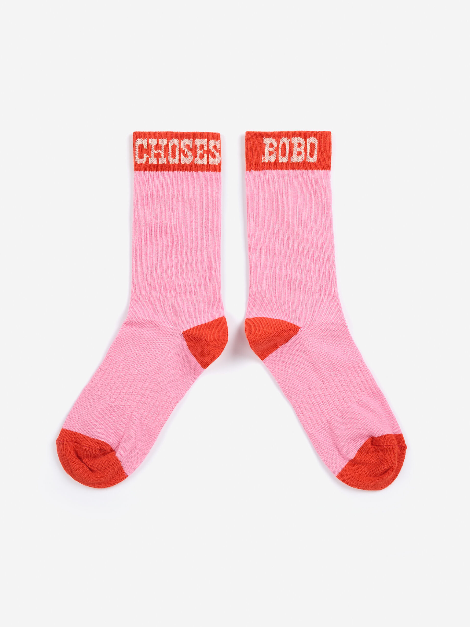 Bobo Choses long socks - bobo choses pop pink