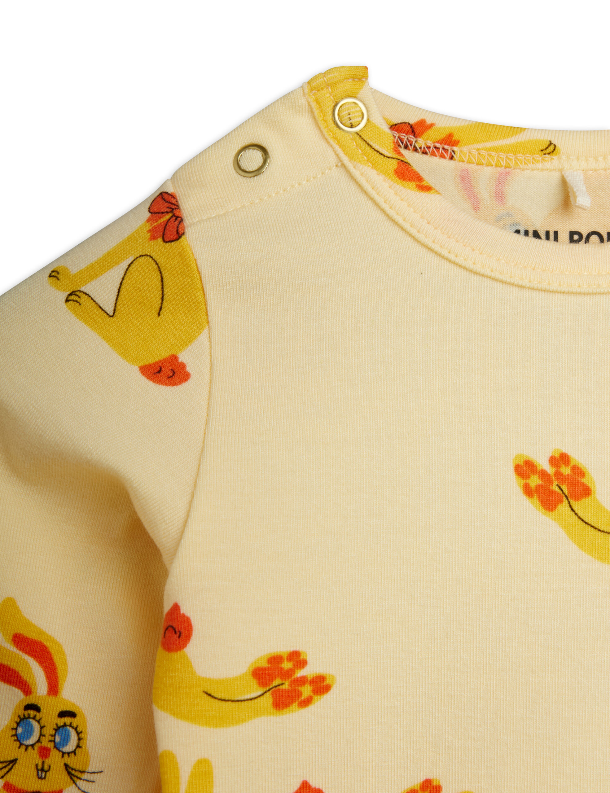 Mini Rodini baby body - rabbit - Afbeelding 3