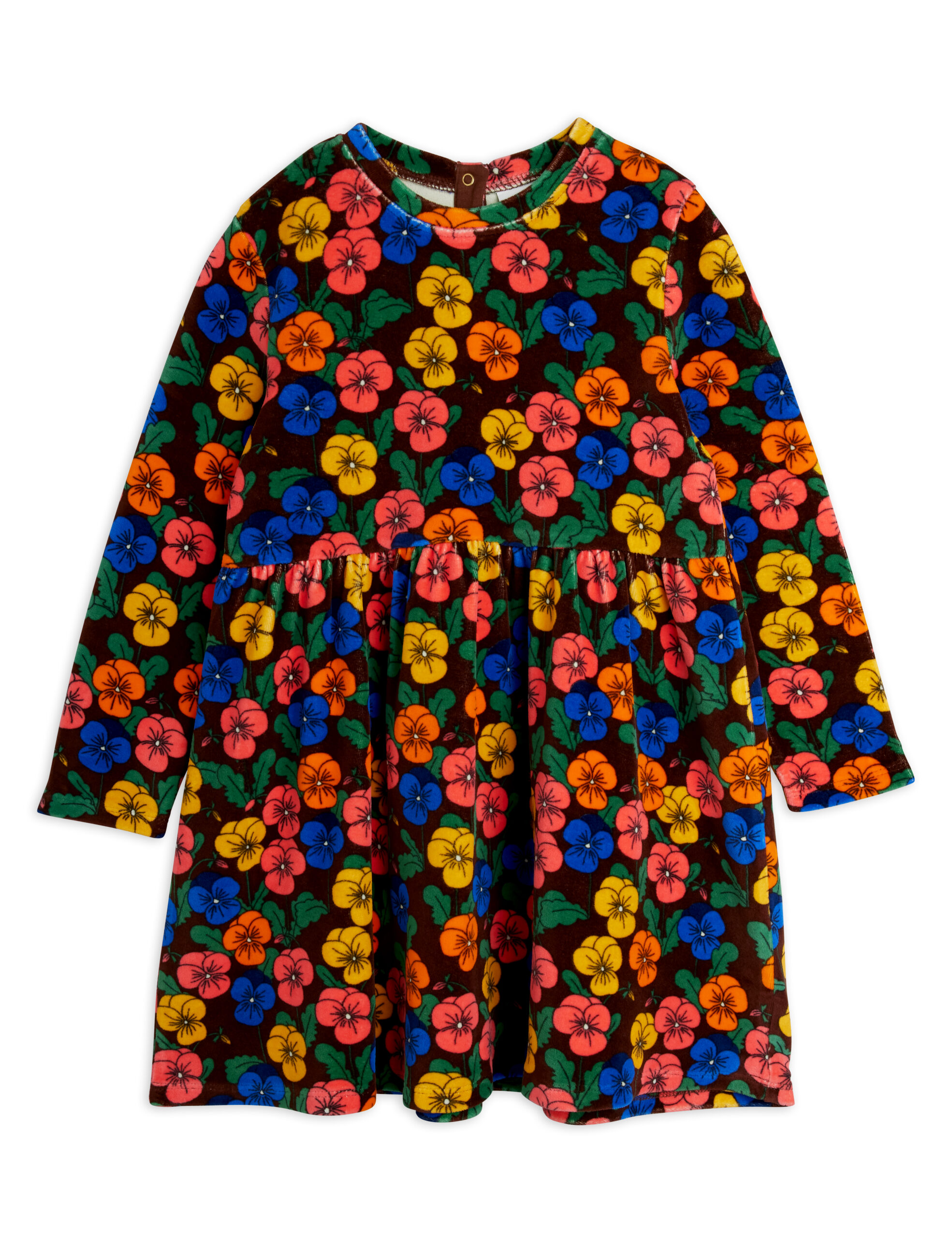 Mini Rodini velour dress - violas