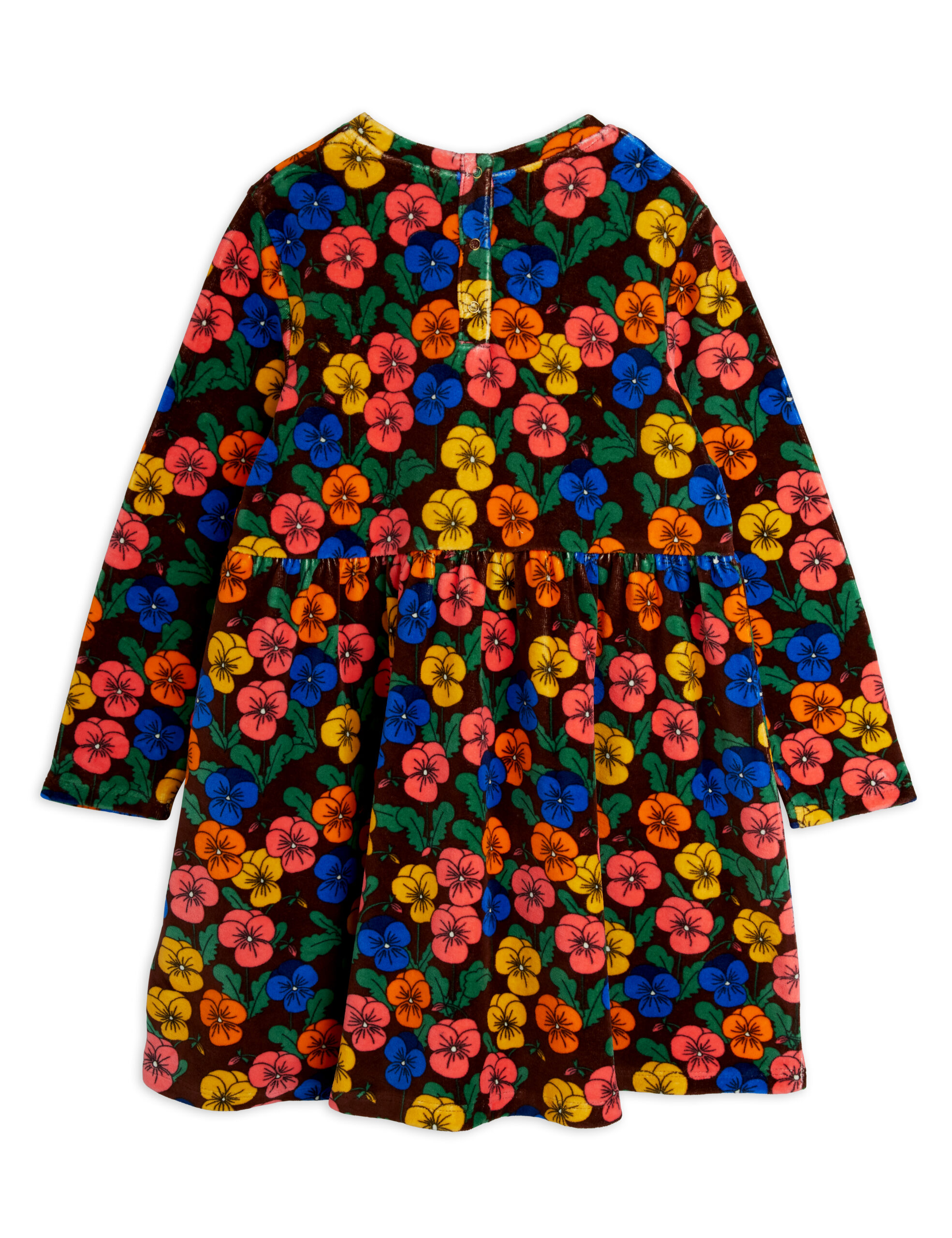 Mini Rodini velour dress - violas - Afbeelding 2