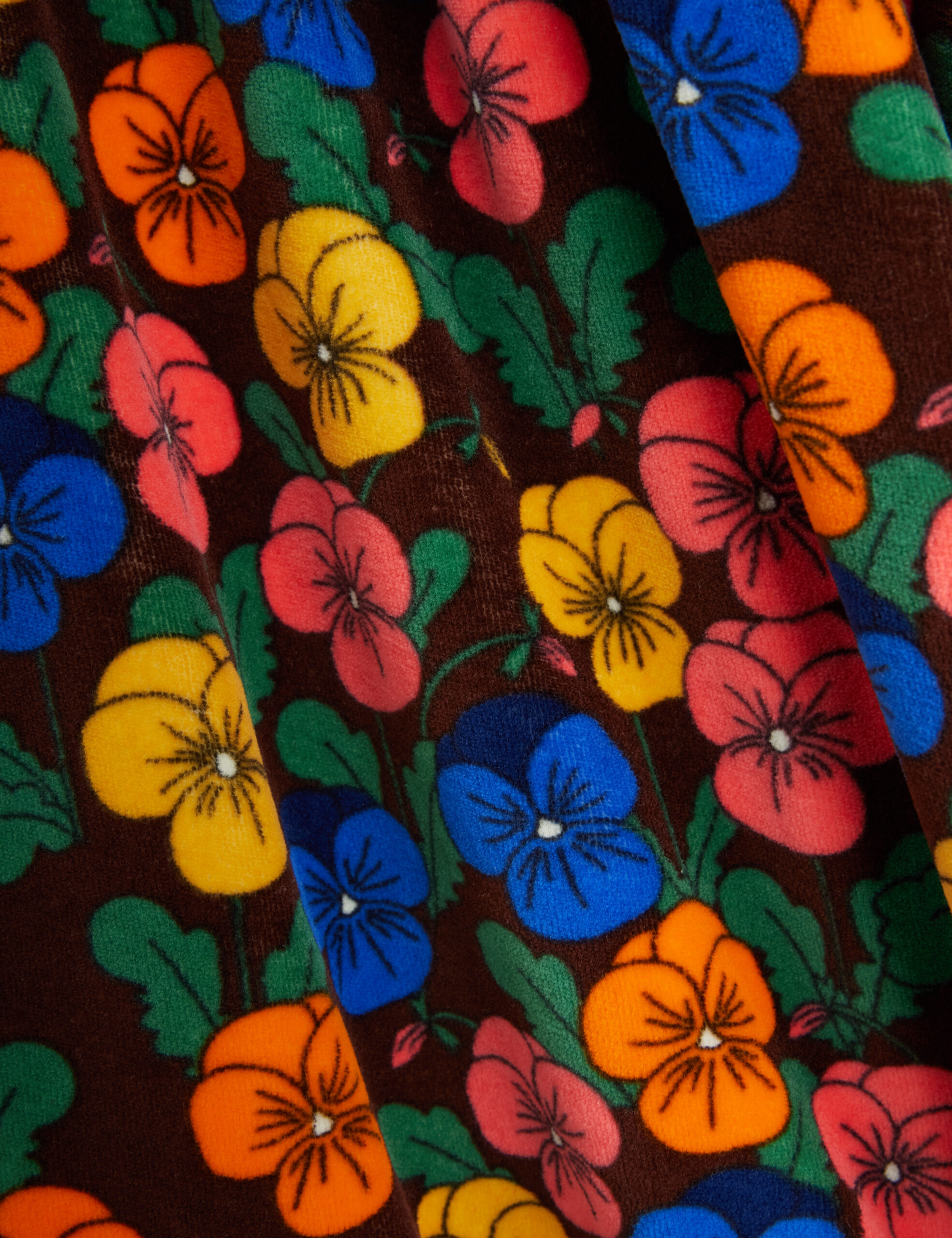 Mini Rodini velour dress - violas - Afbeelding 3