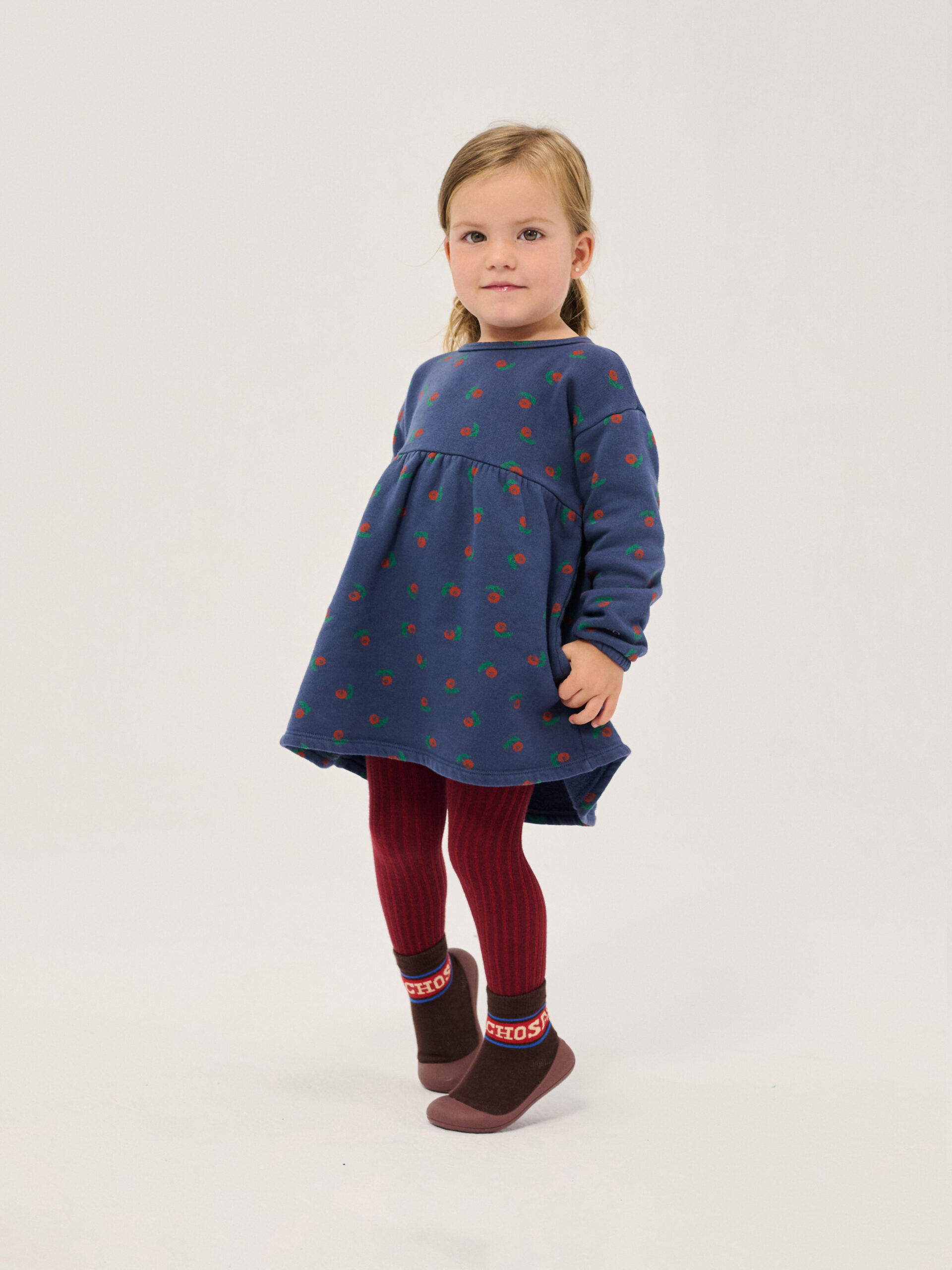 Bobo Choses baby fleece dress - stamp bloom all over - Afbeelding 5