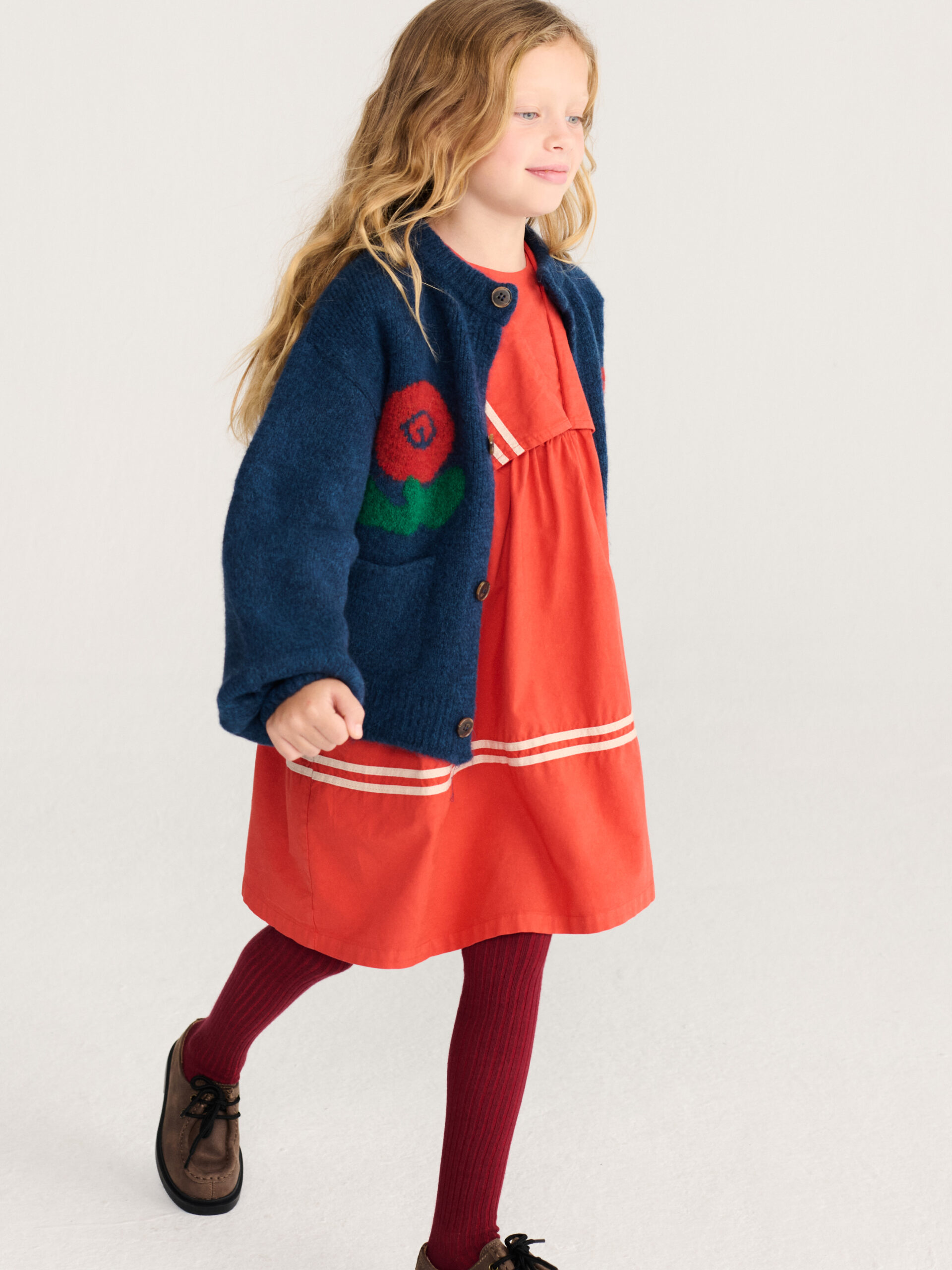Bobo Choses cardigan - stamp bloom - Afbeelding 4