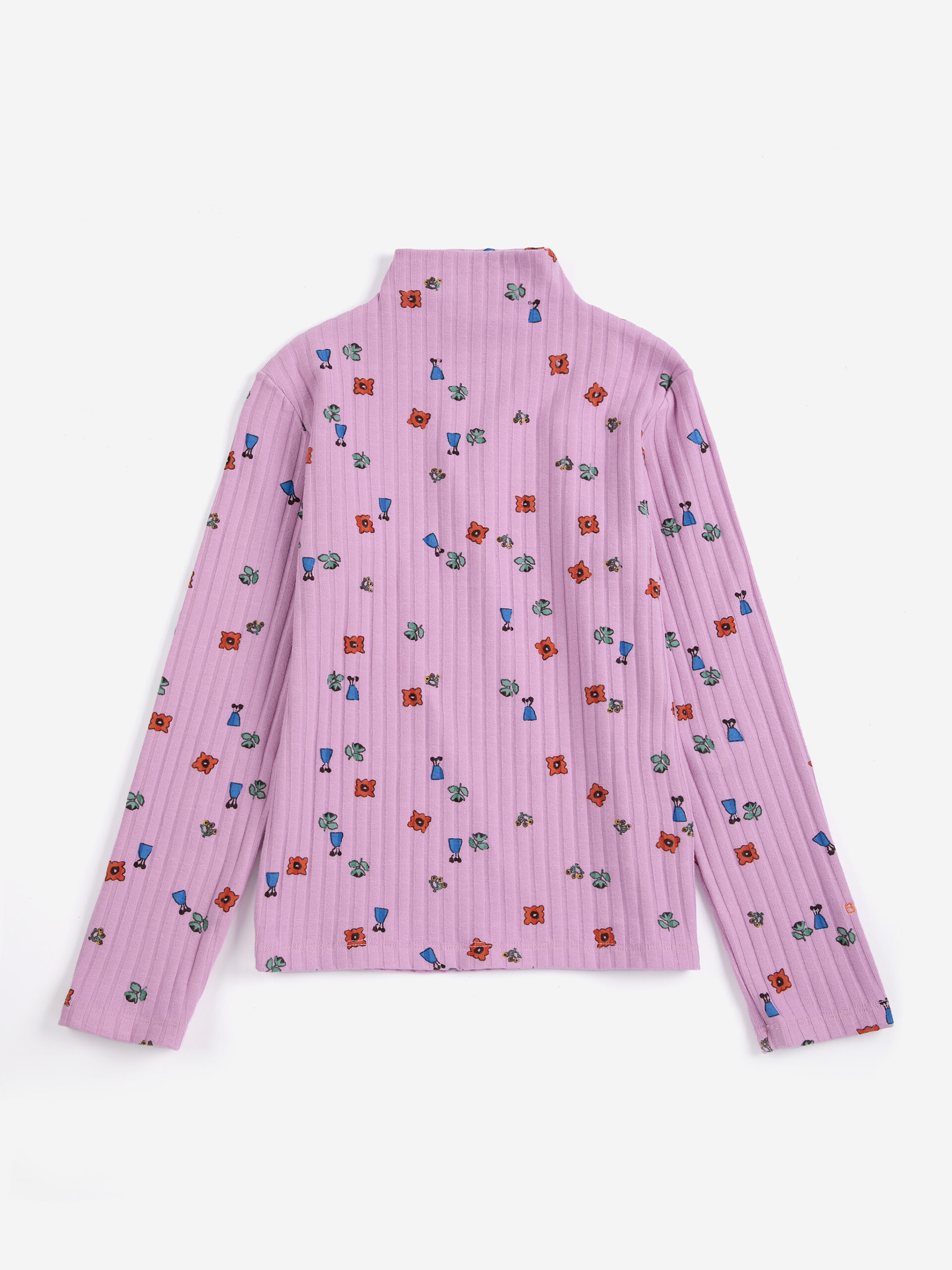 Bobo Choses turtleneck - blossom all over