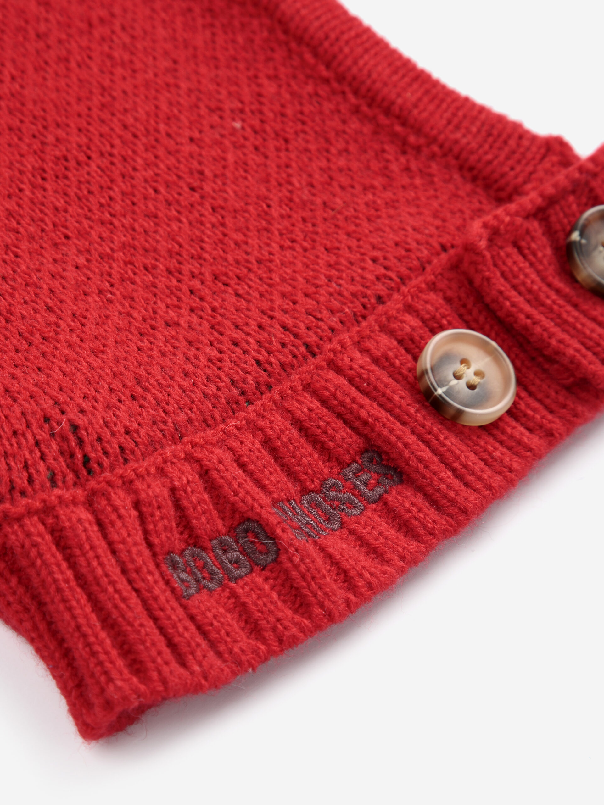 Bobo Choses baby knitted balaclava - blossom - Afbeelding 3