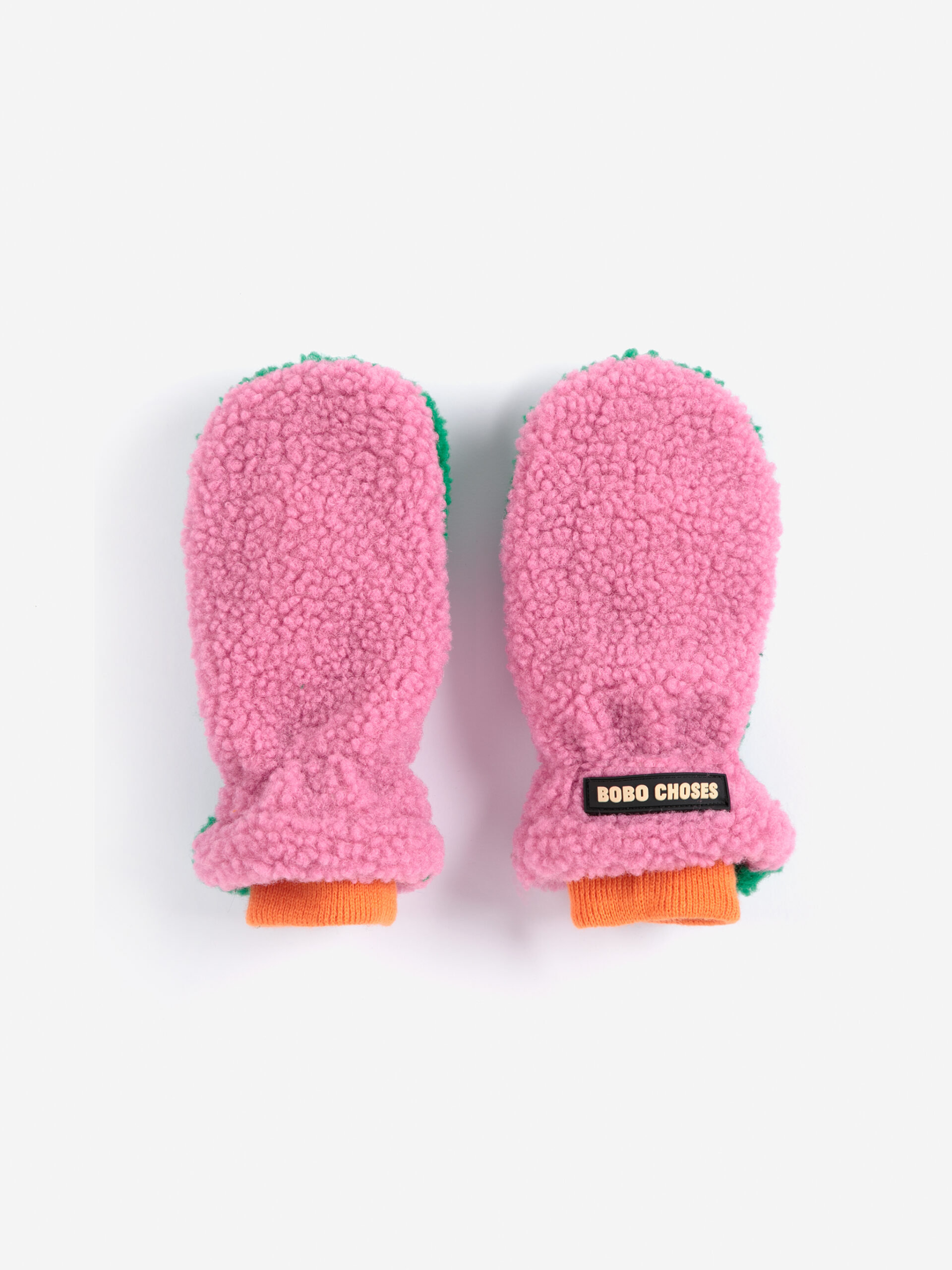 Bobo Choses sheepskin mittens - bobo choses color block - Afbeelding 2