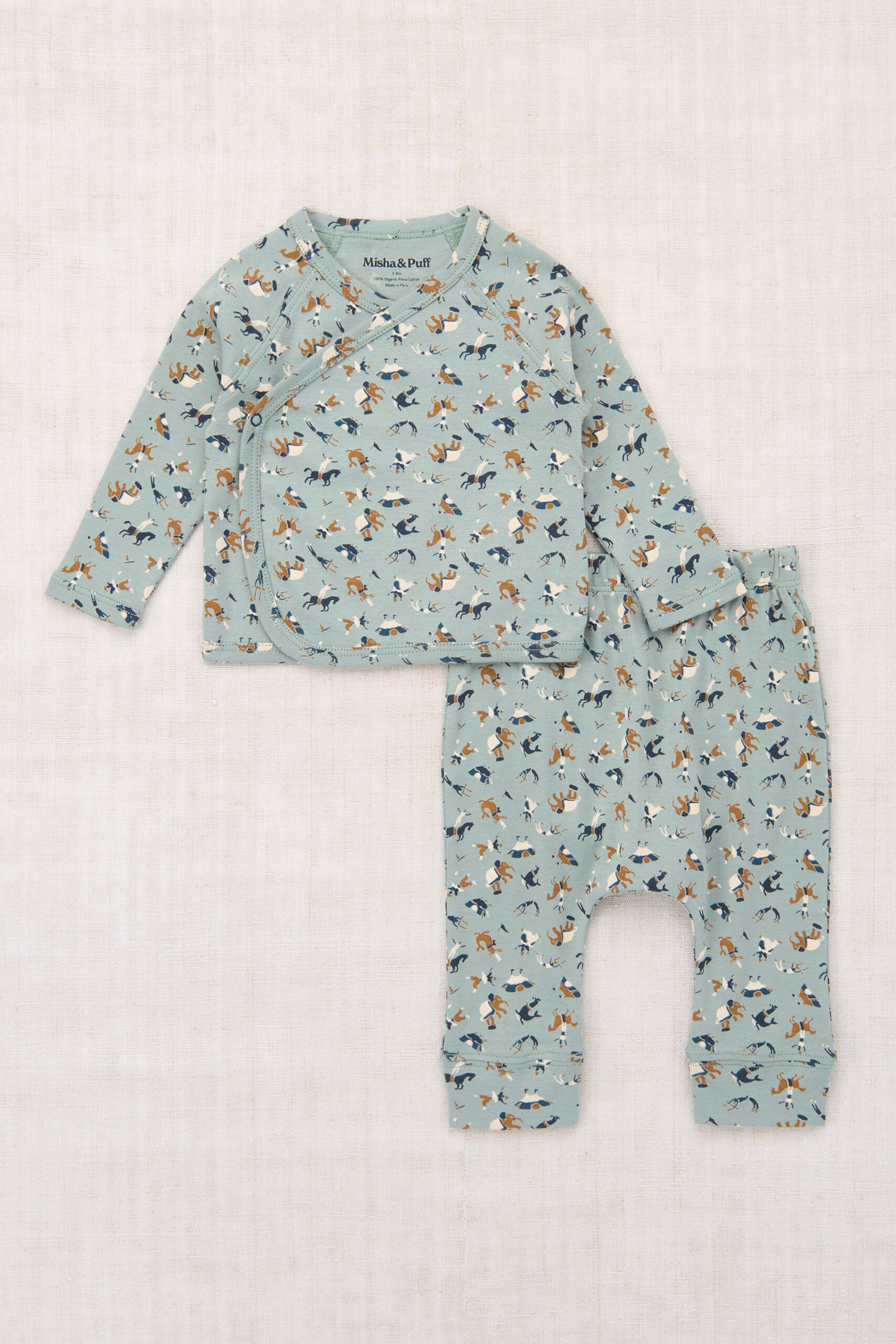 Misha & Puff baby wrap set - onsen circus - Afbeelding 2