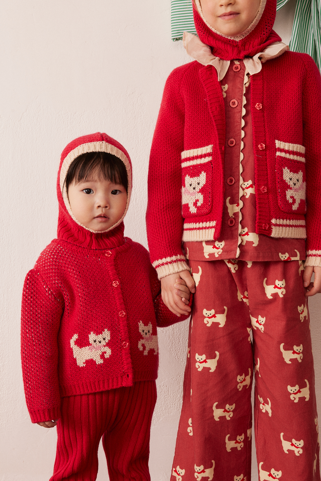Hello Simone grizzly cardigan - kitty cherry - Afbeelding 2