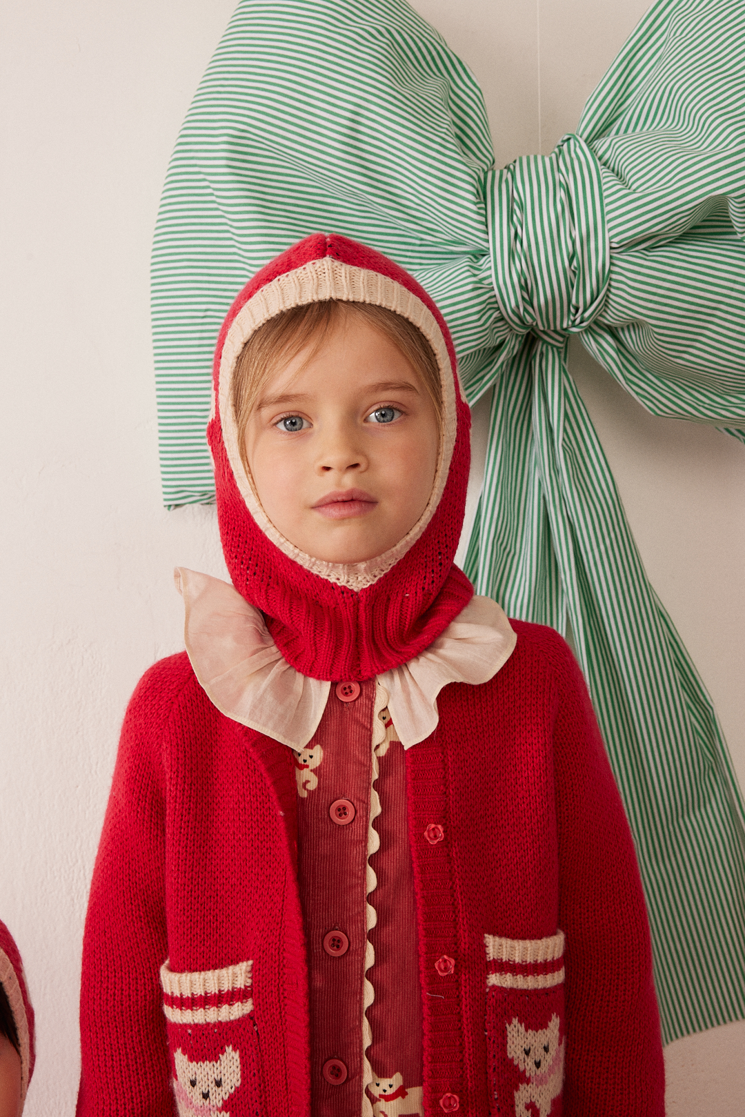 Hello Simone grizzly cardigan - kitty cherry - Afbeelding 3