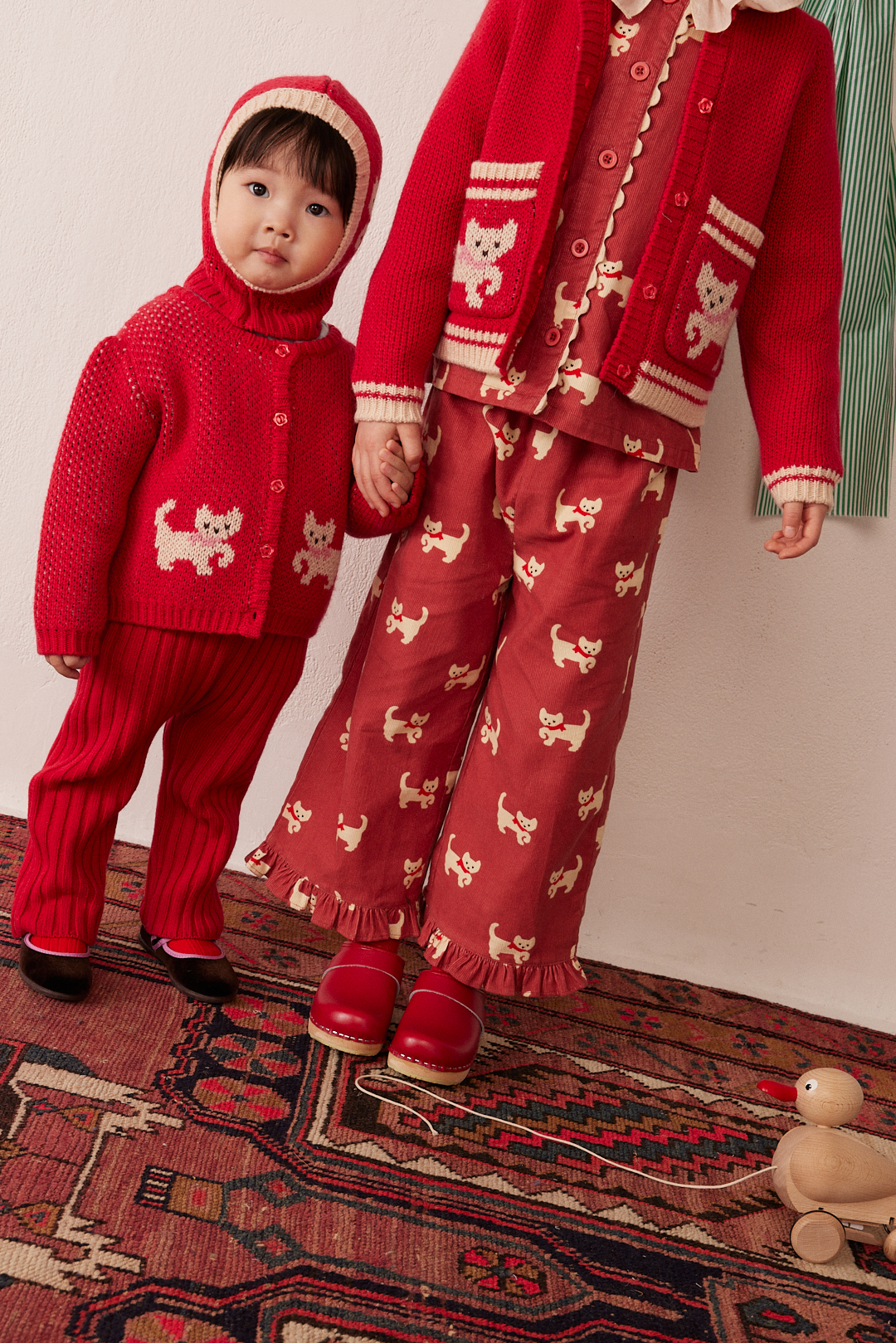 Hello Simone grizzly cardigan - kitty cherry - Afbeelding 4