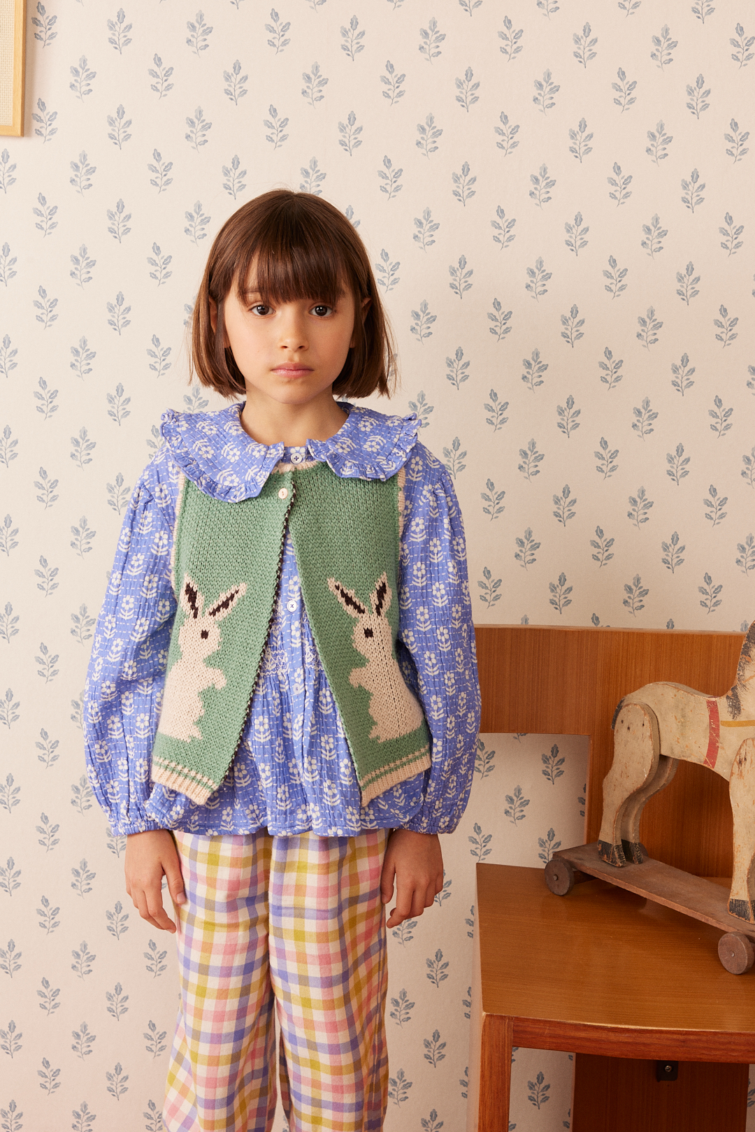 Hello Simone penny vest - rabbit aqua - Afbeelding 2