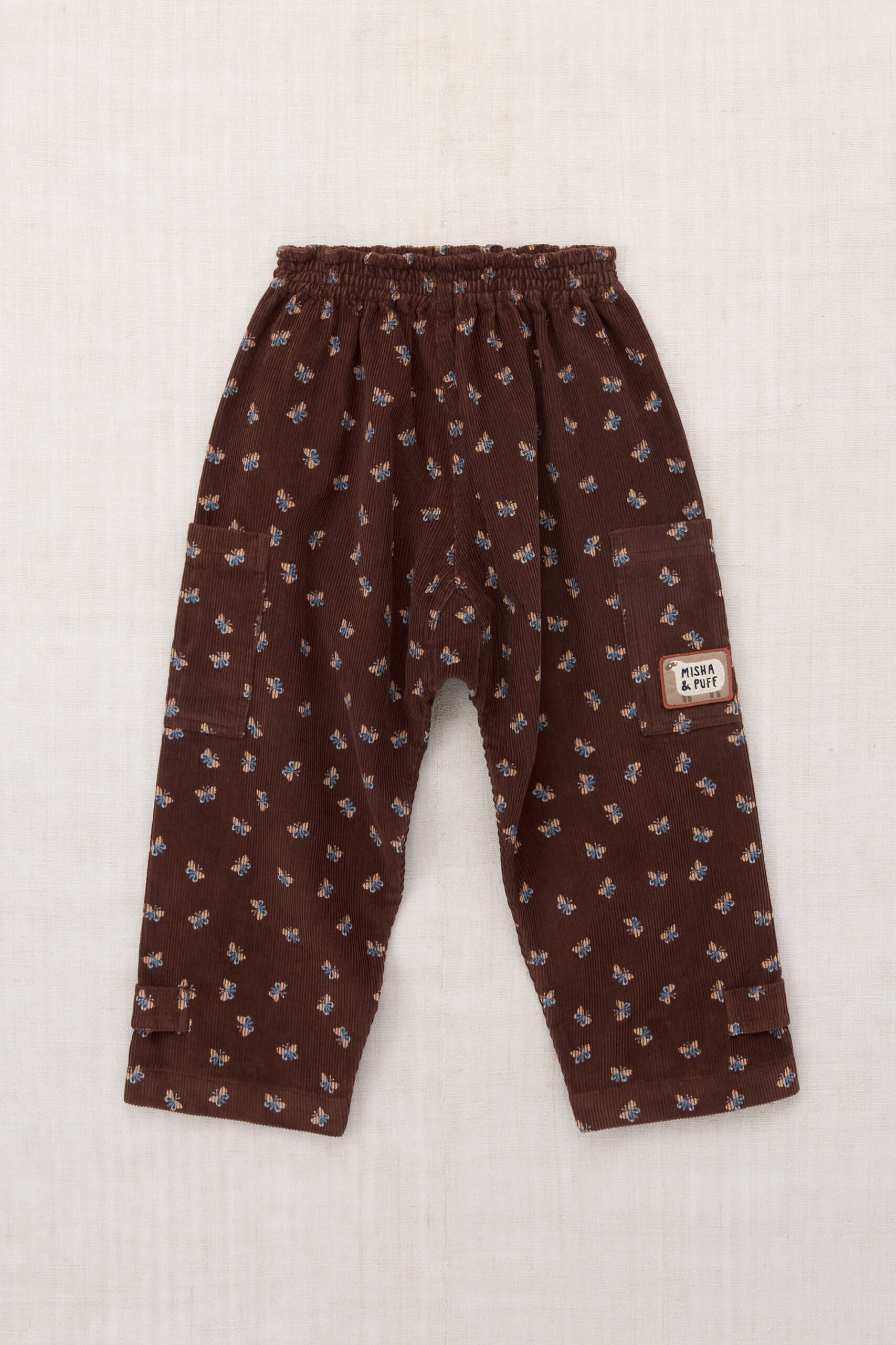 Misha & Puff corduroy yoshi pant - dark roast mariposa