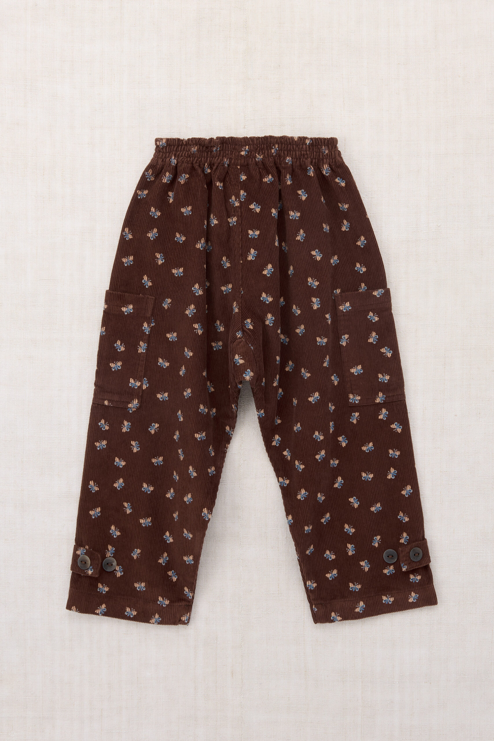 Misha & Puff corduroy yoshi pant - dark roast mariposa - Afbeelding 2