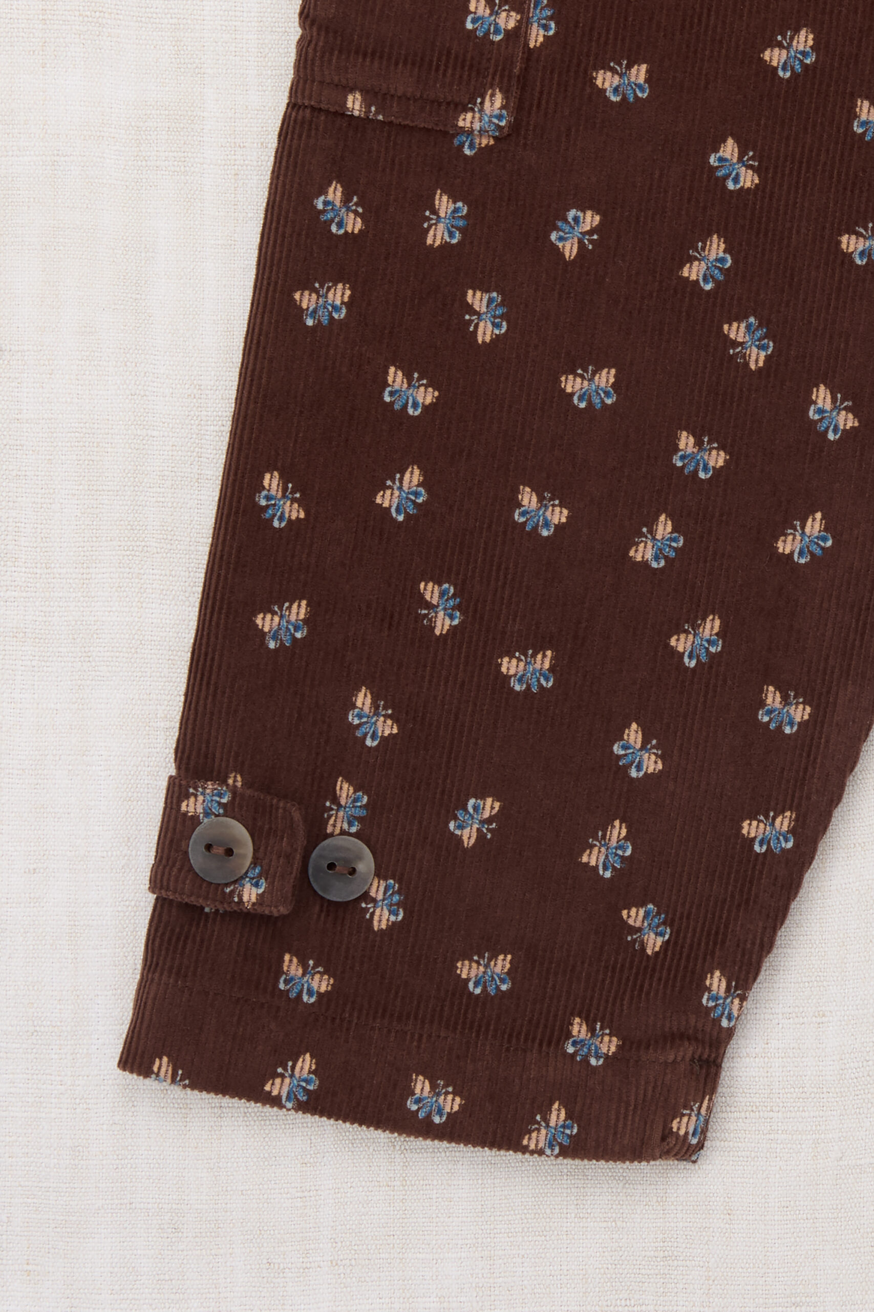 Misha & Puff corduroy yoshi pant - dark roast mariposa - Afbeelding 3