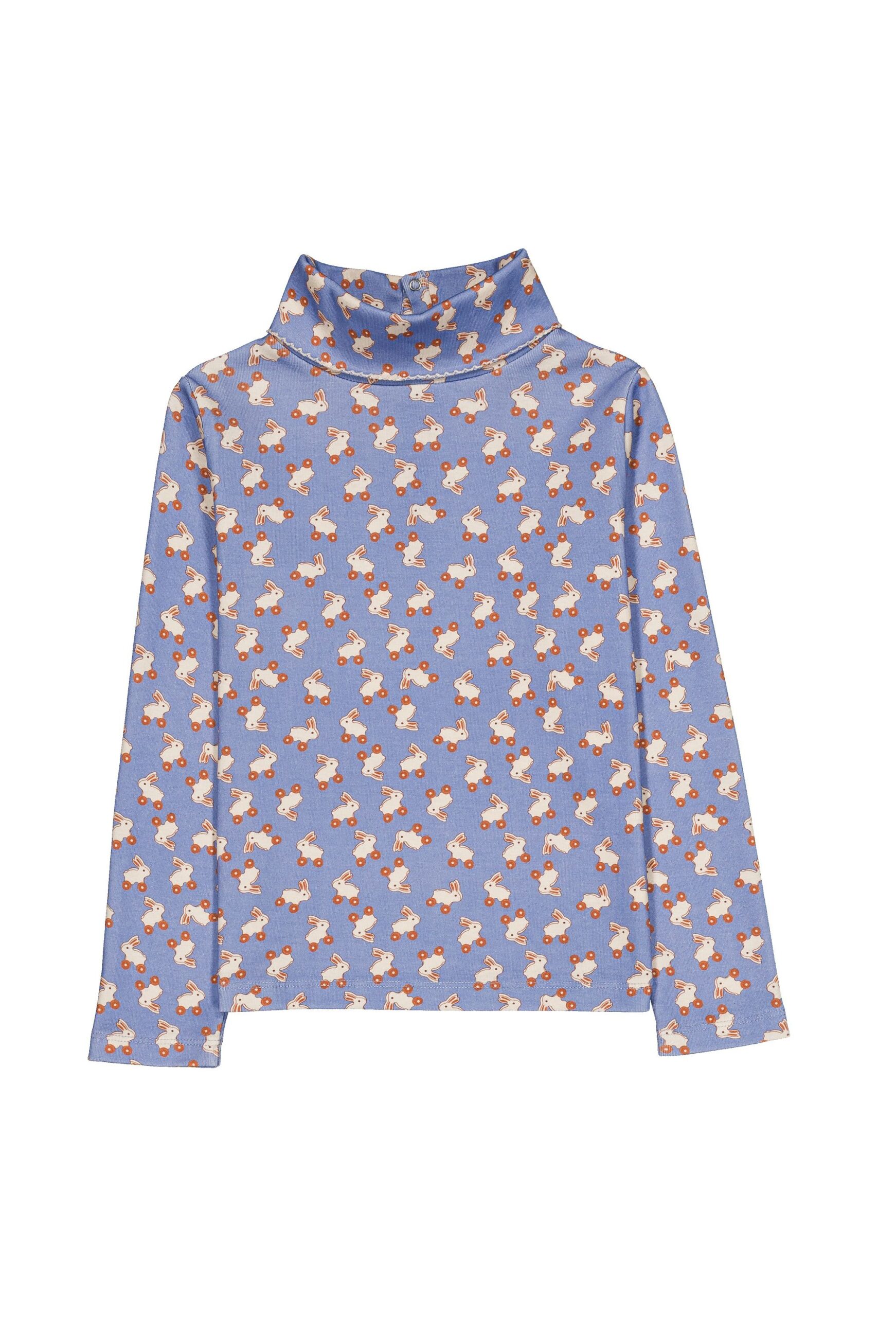 Hello Simone twiggy turtleneck - rabbit blue