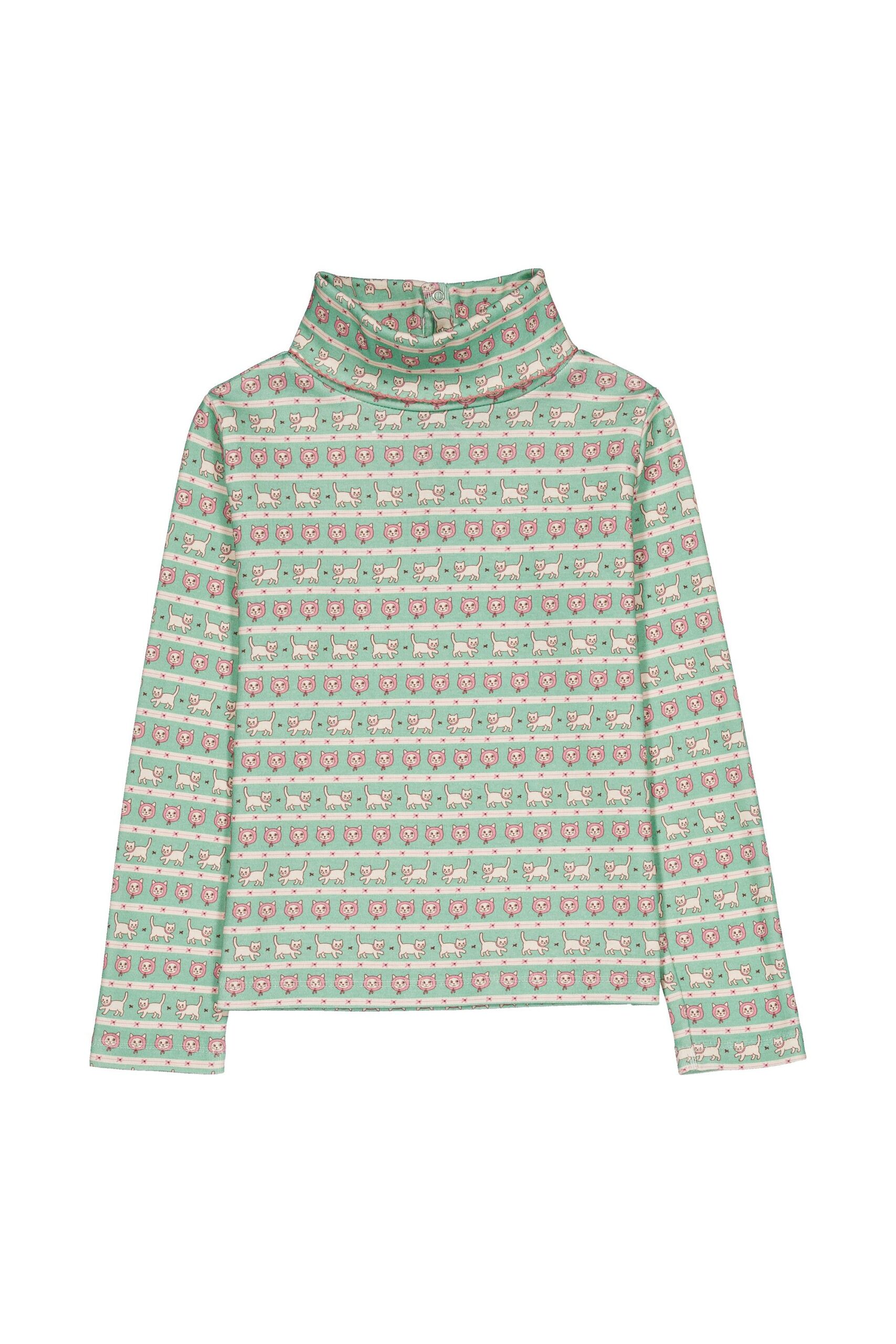 Hello Simone twiggy turtleneck - kitty aqua