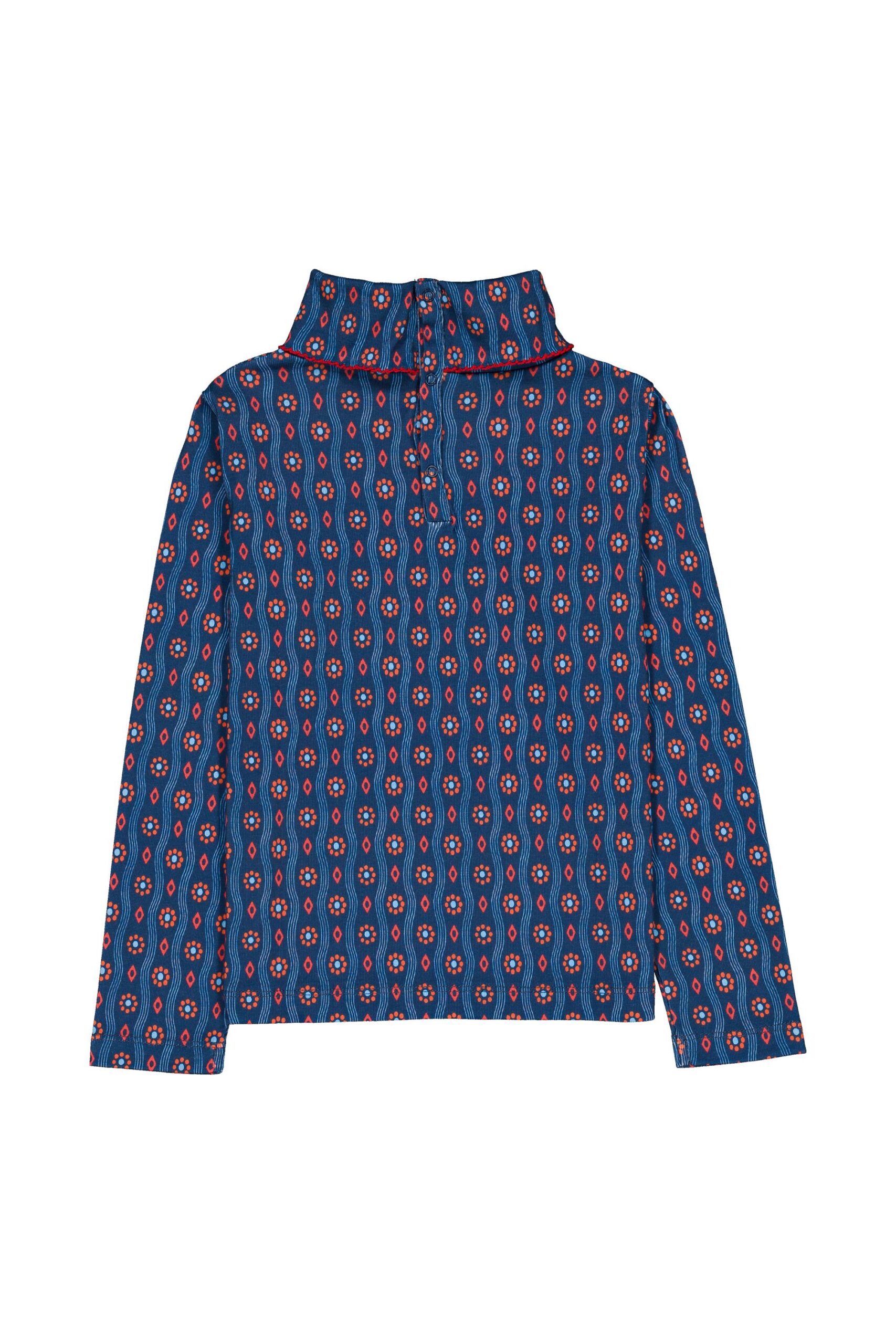 Hello Simone twiggy turtleneck - wavy navy - Afbeelding 2