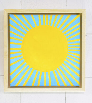Milja Praagman schilderij - zon