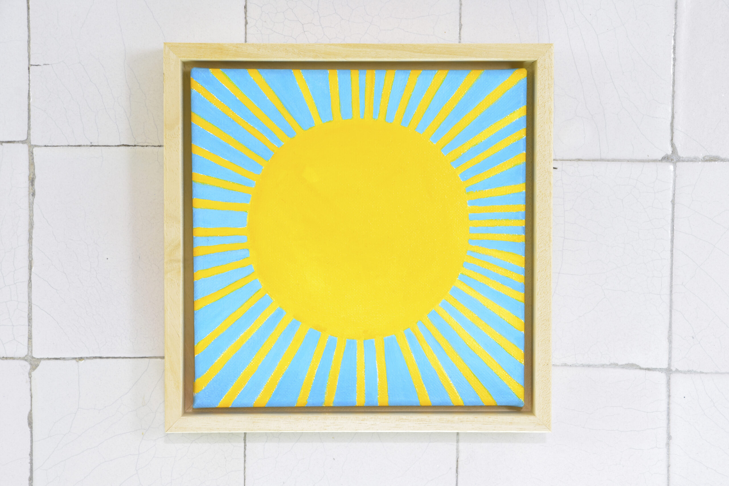 Milja Praagman schilderij - zon