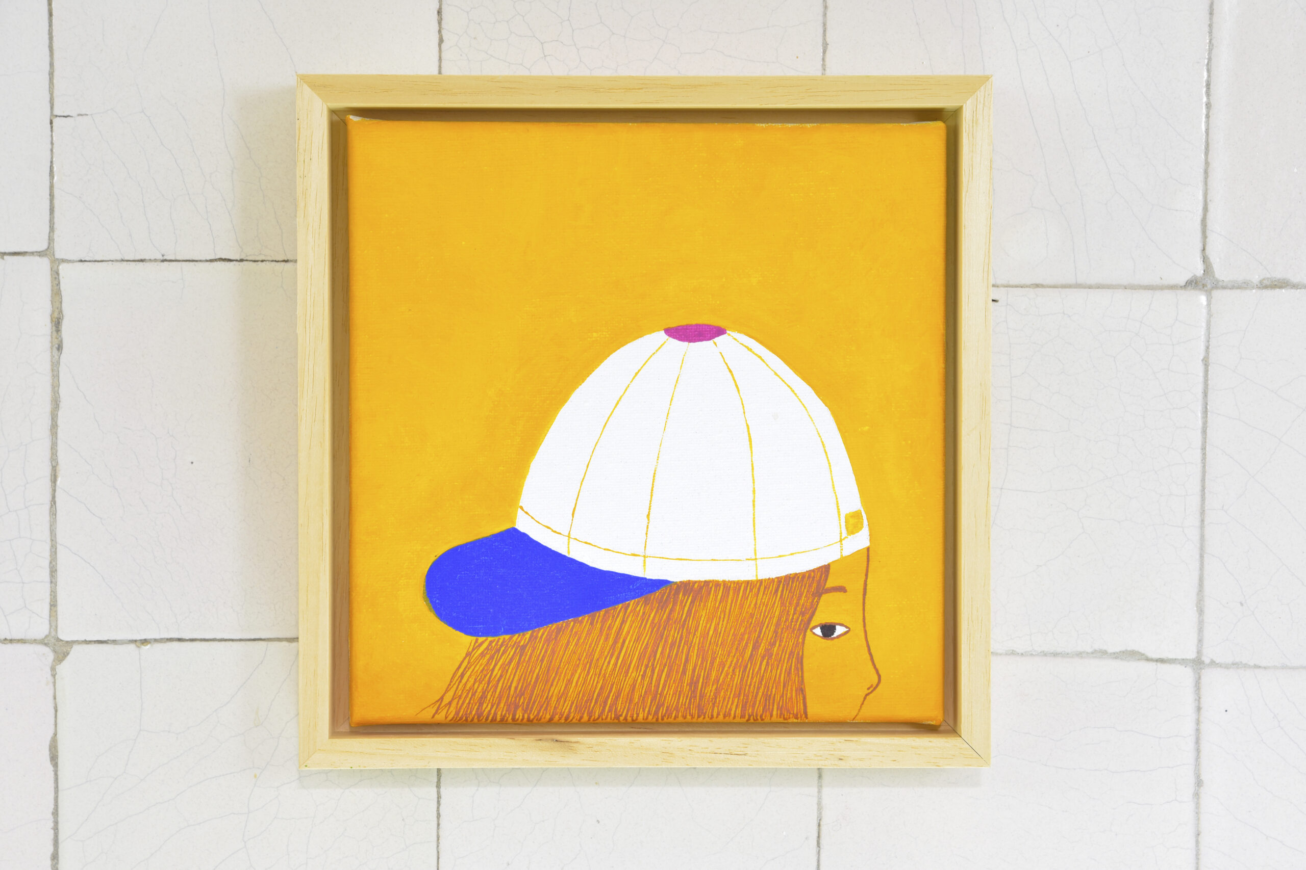 Milja Praagman schilderij - petje
