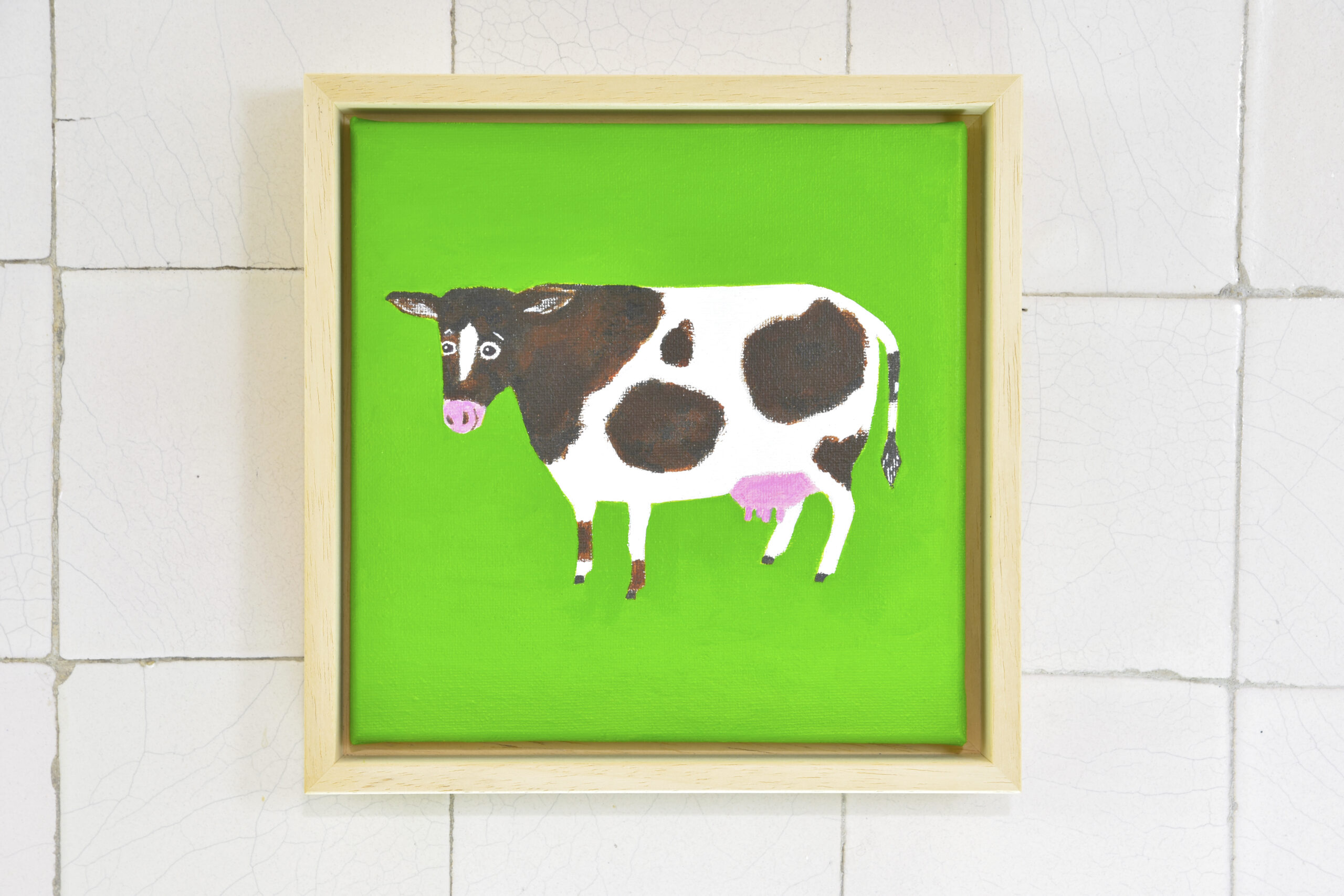 Milja Praagman schilderij - koe