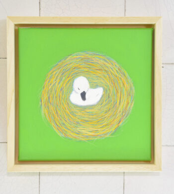 Milja Praagman schilderij - nest